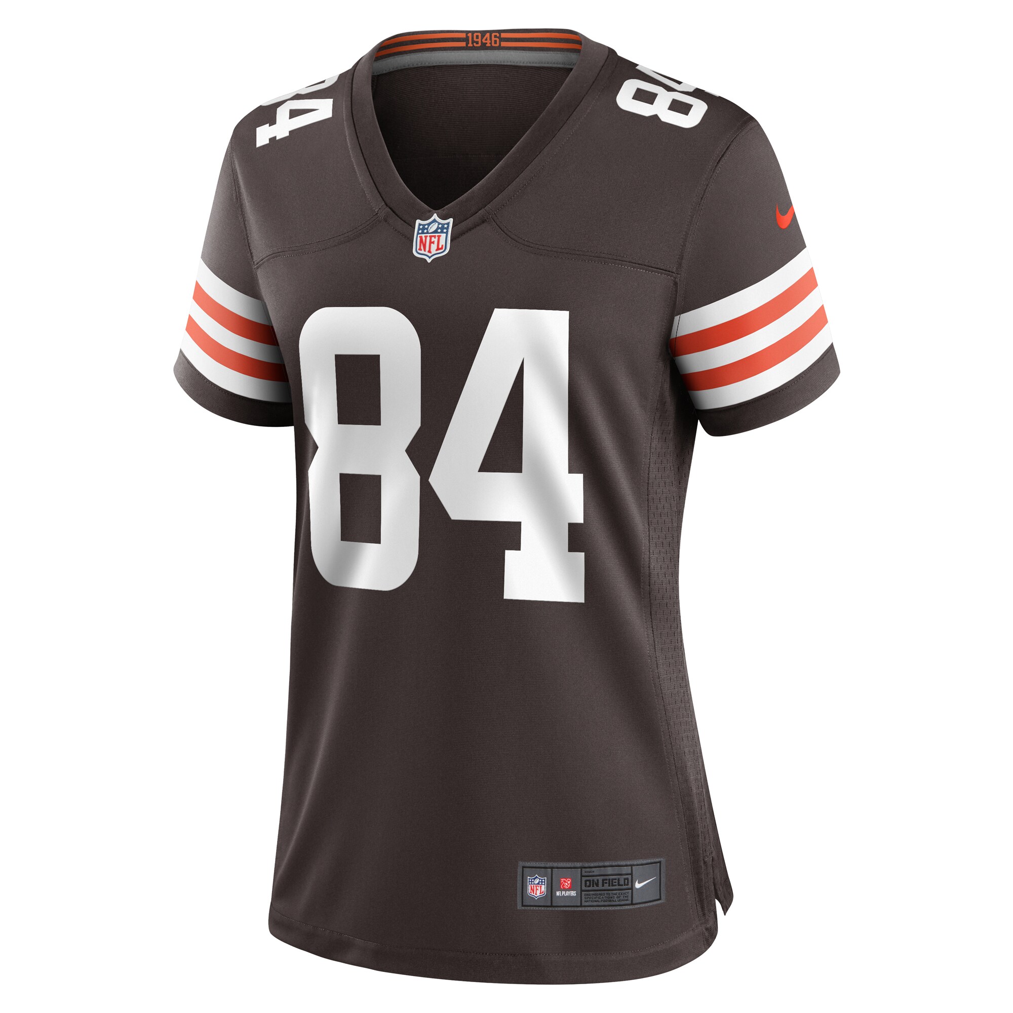 Jordan Akins Cleveland Browns  Women's Game Player Jersey - Brown
