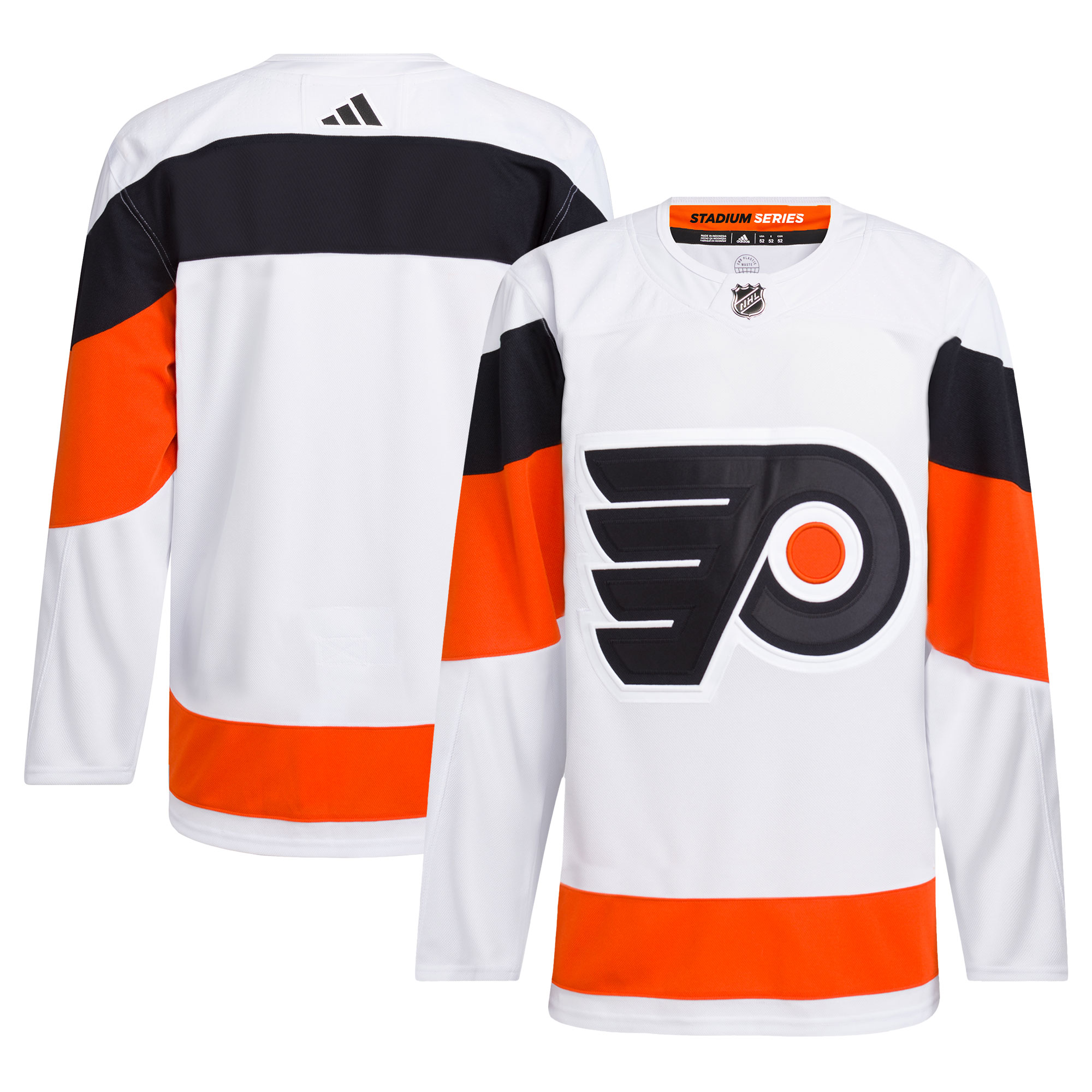 Philadelphia Flyers adidas 2024 NHL Stadium Series Primegreen Authentic Jersey\u00c2\u00a0\u00e2\u20ac\u201c White