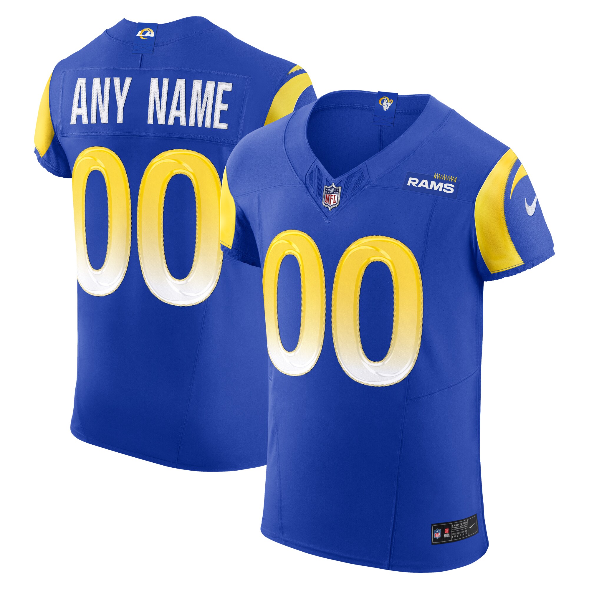 Los Angeles Rams   Vapor F.U.S.E. Elite Custom Jersey - Royal