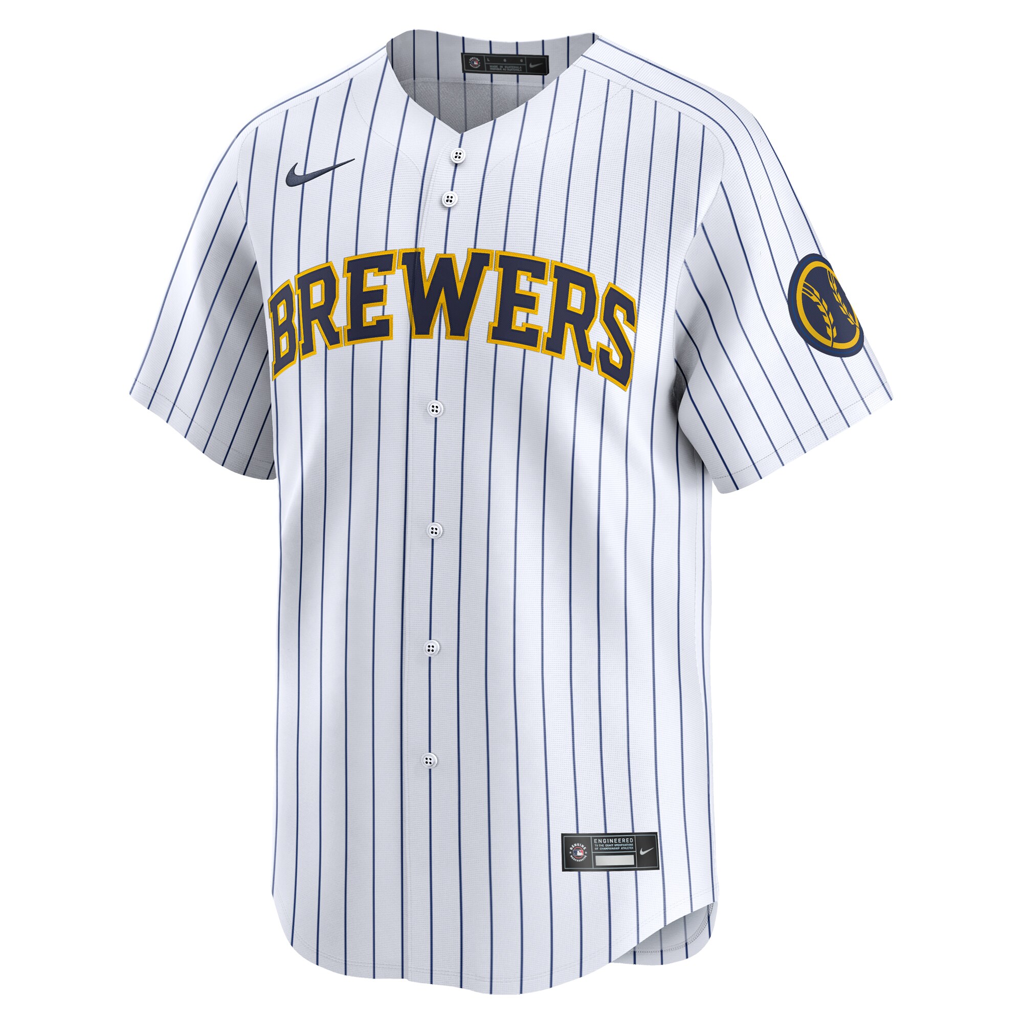 Milwaukee Brewers   Alternate Limited Jersey\u00c2\u00a0\u00e2\u20ac\u201c White