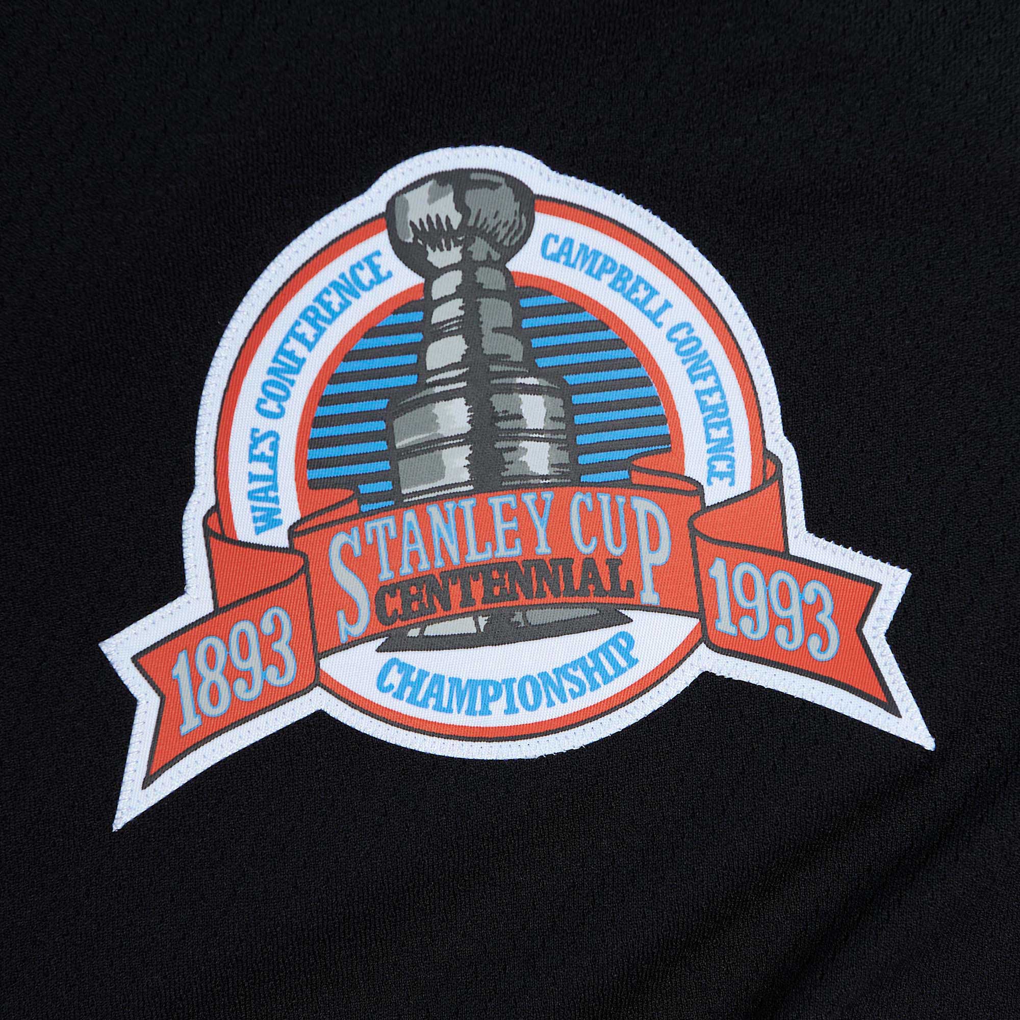 Luc Robitaille Los Angeles Kings Mitchell & Ness Alternate Captain Patch 1992\/93 Blue Line Player Jersey - Black