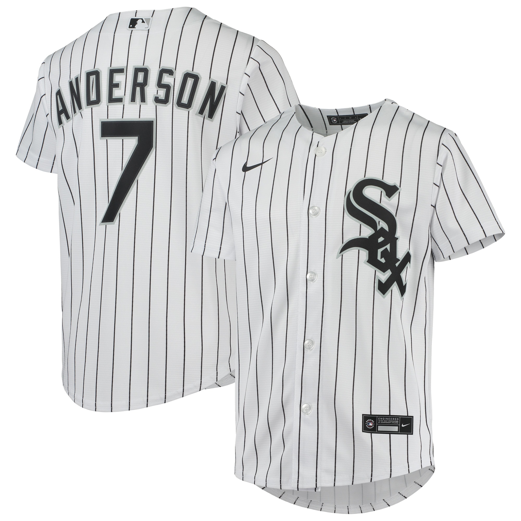 Tim Anderson Chicago White Sox  Youth Alternate Replica Player Jersey - White