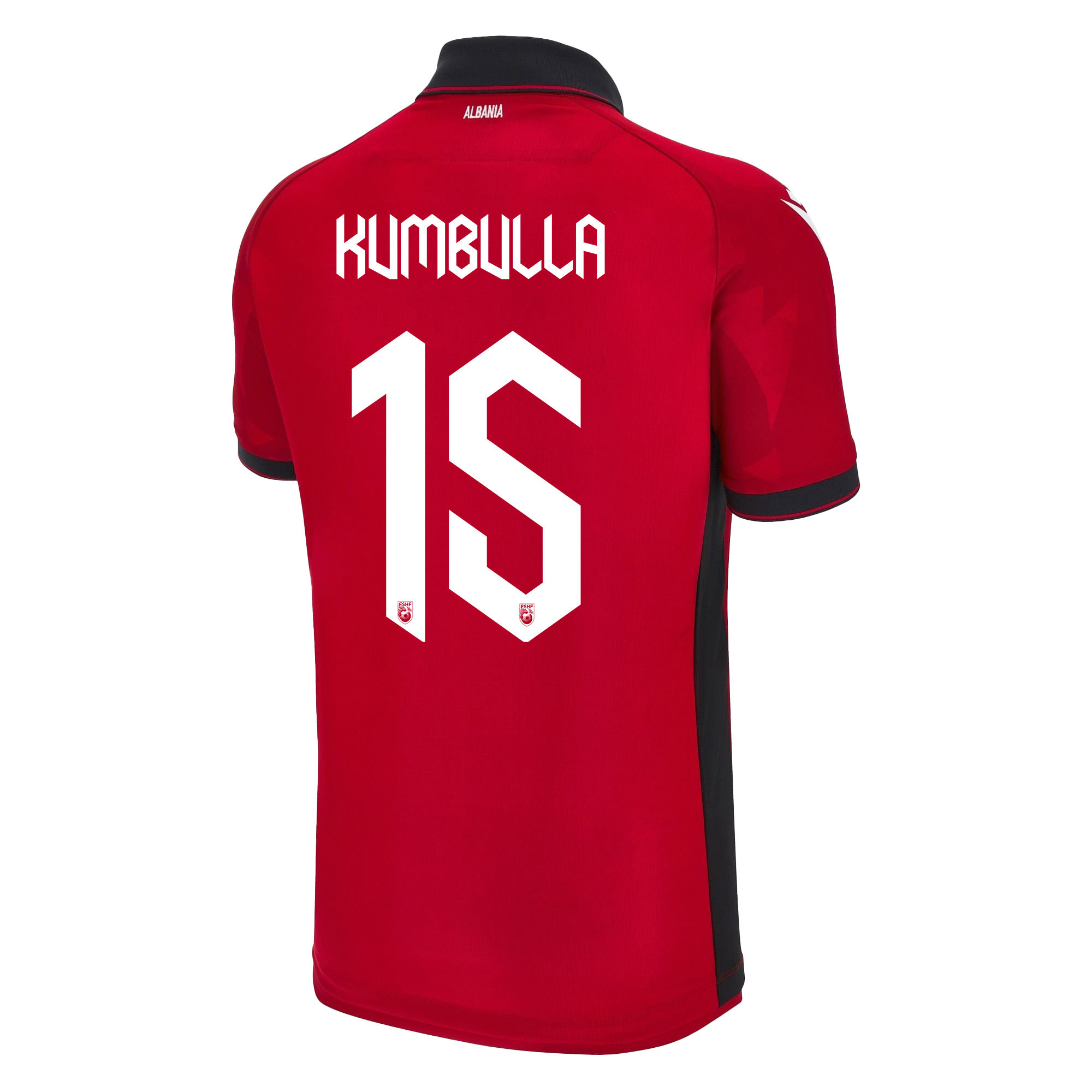 Marash Kumbulla 15 Albania National Team 2024/25 Home Men Jersey - Red