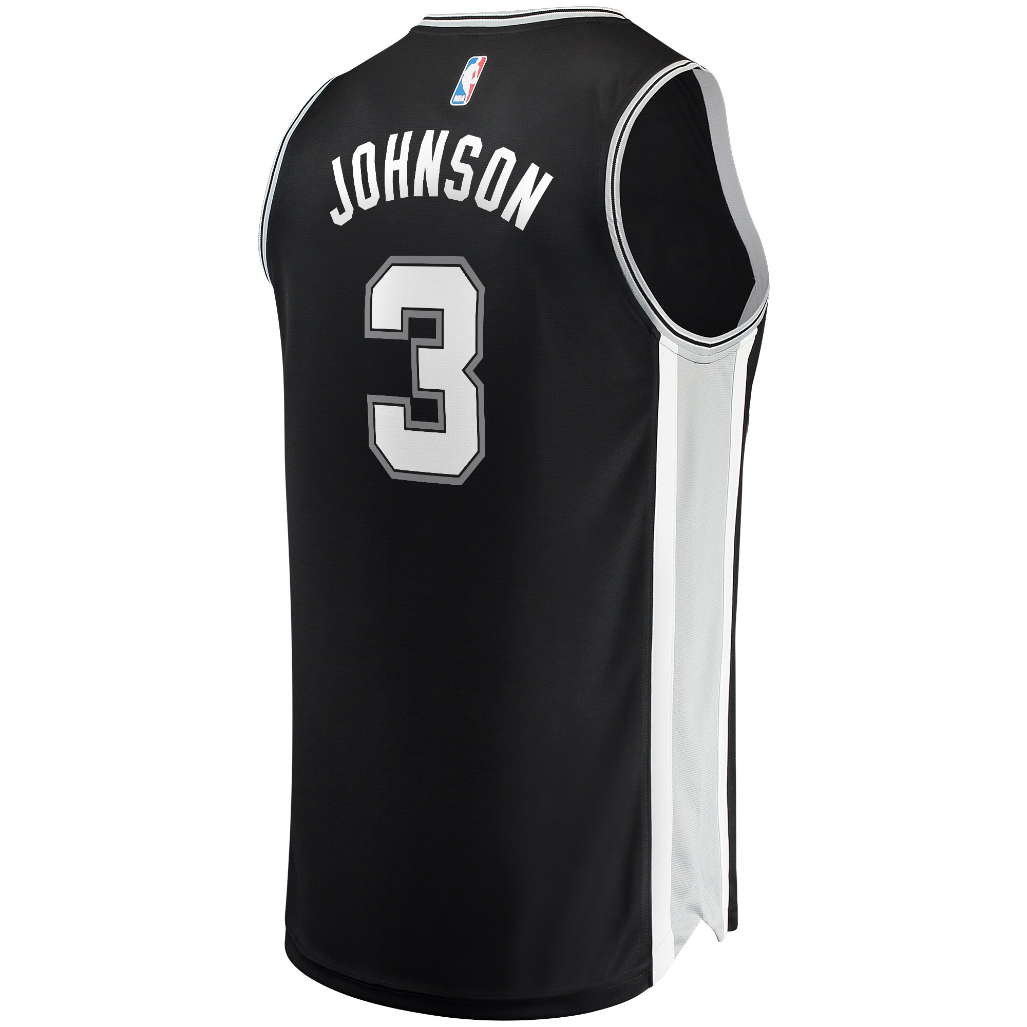 Keldon Johnson San Antonio Spurs Fanatics Fast Break Replica Jersey Black - Icon Edition