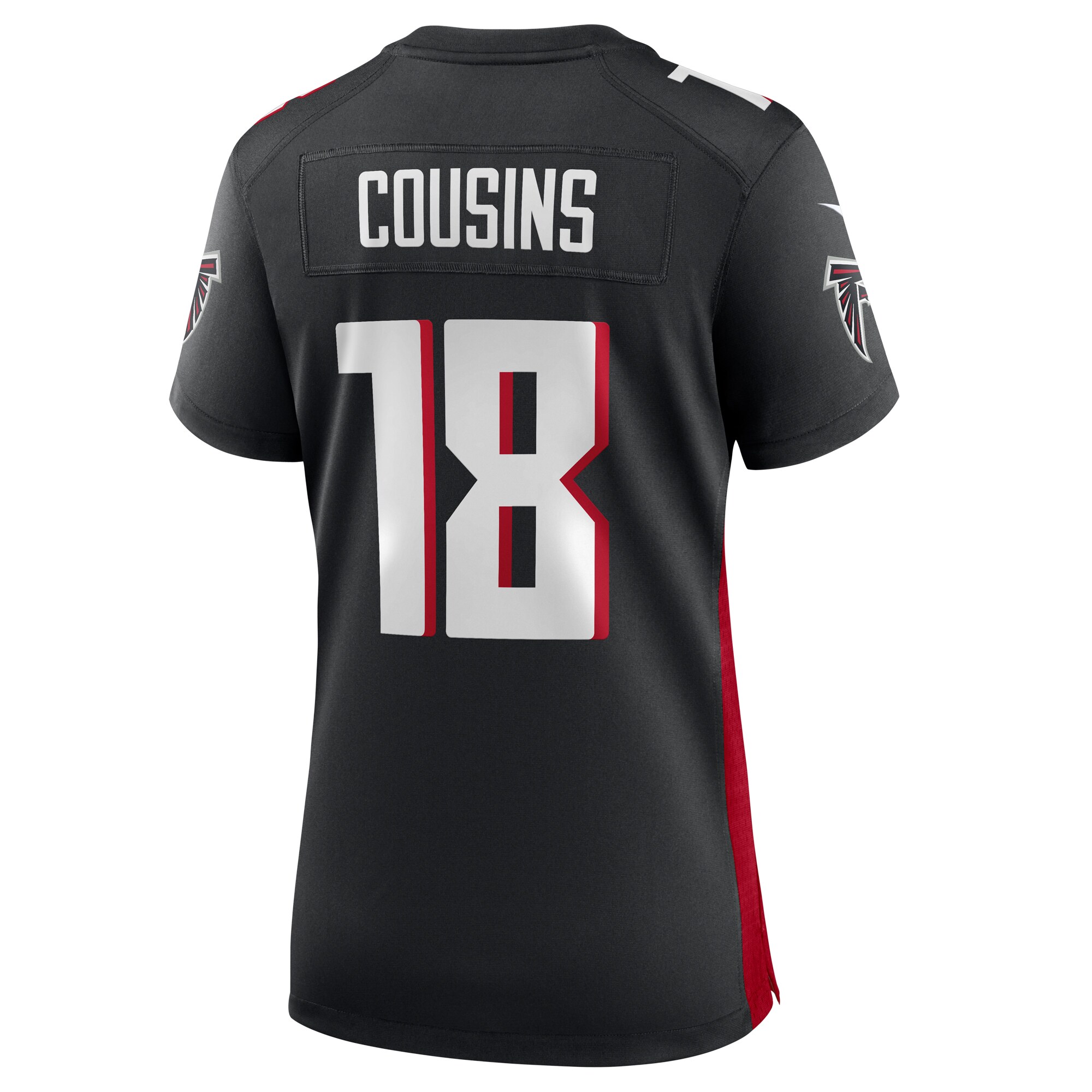 Kirk Cousins Atlanta Falcons  Women's Game Player Jersey - Black
