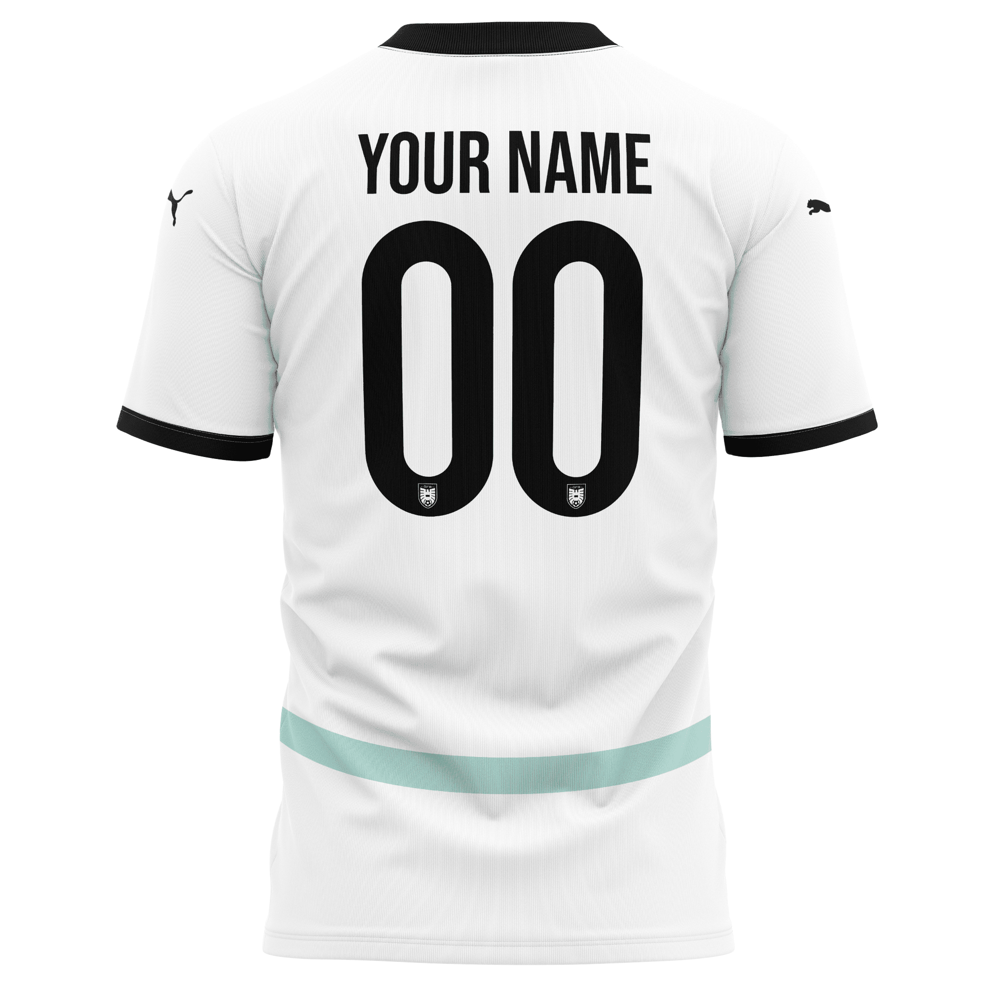 Austria National Team 2024 Away Kits Custom AOP T-shirt - White