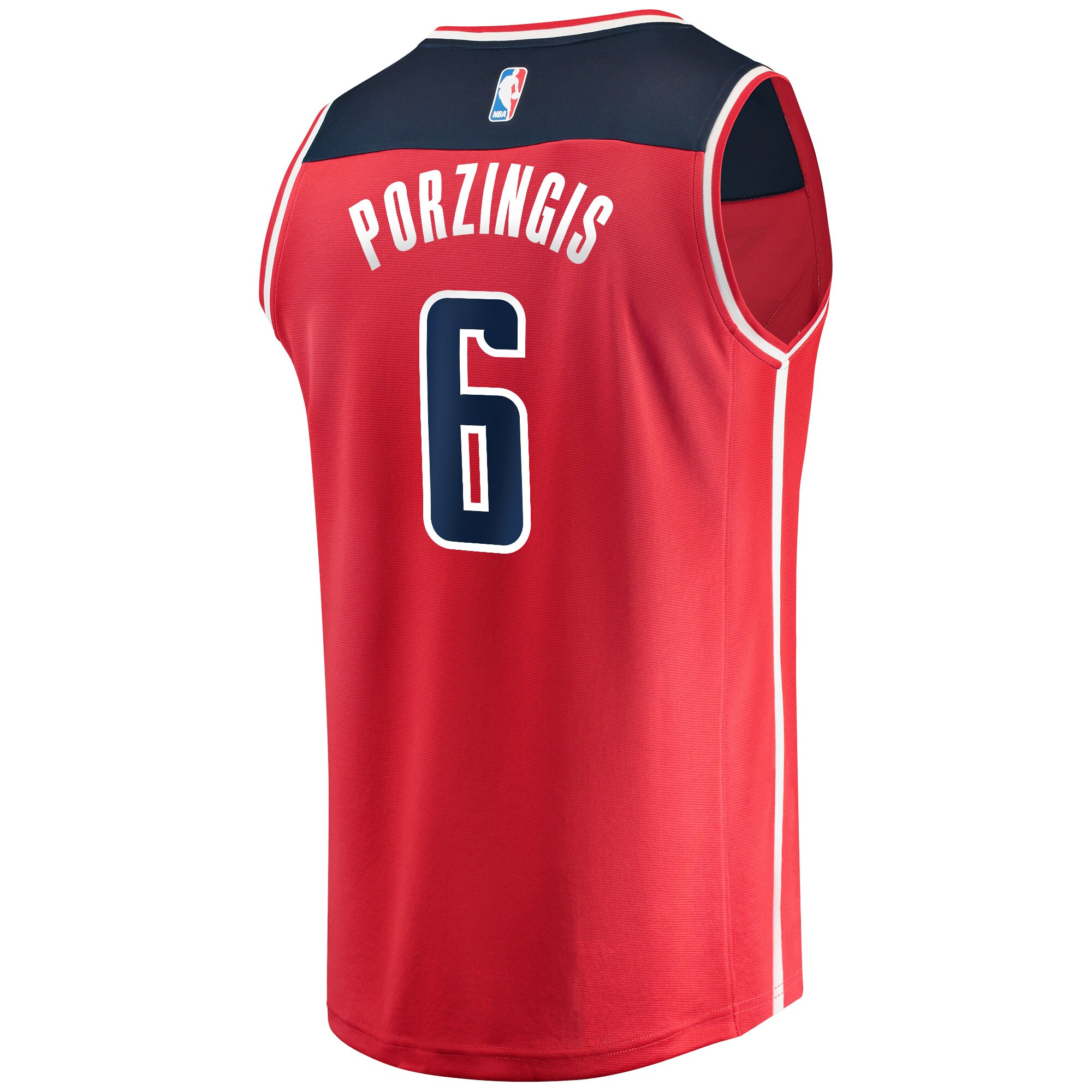 Kristaps Porzingis Washington Wizards Fanatics Fast Break Replica Jersey - Icon Edition - Red