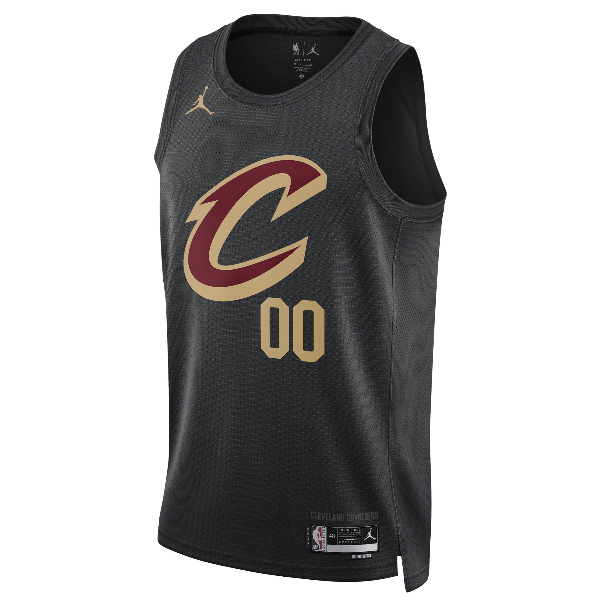 Cleveland Cavaliers Jordan Brand Unisex 2022\/23 Swingman Custom Jersey - Statement Edition - Black