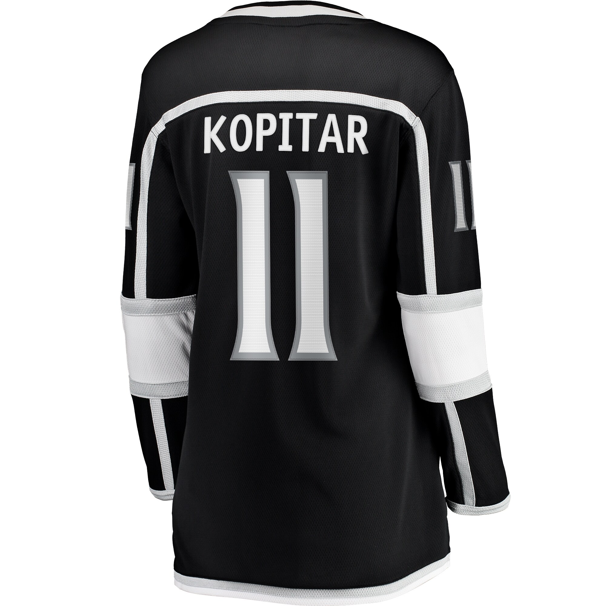 Anze Kopitar Los Angeles Kings Fanatics Women's Home Captain Patch Breakaway Player Jersey - Black