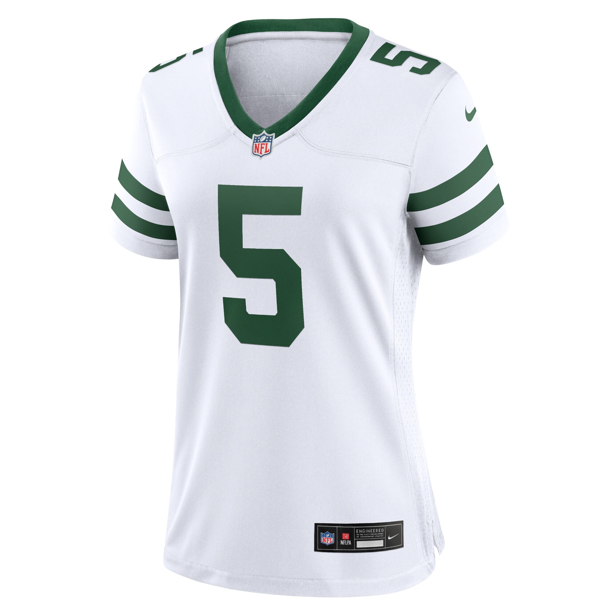 Garrett Wilson New York Jets  Women's Game Jersey - Legacy White