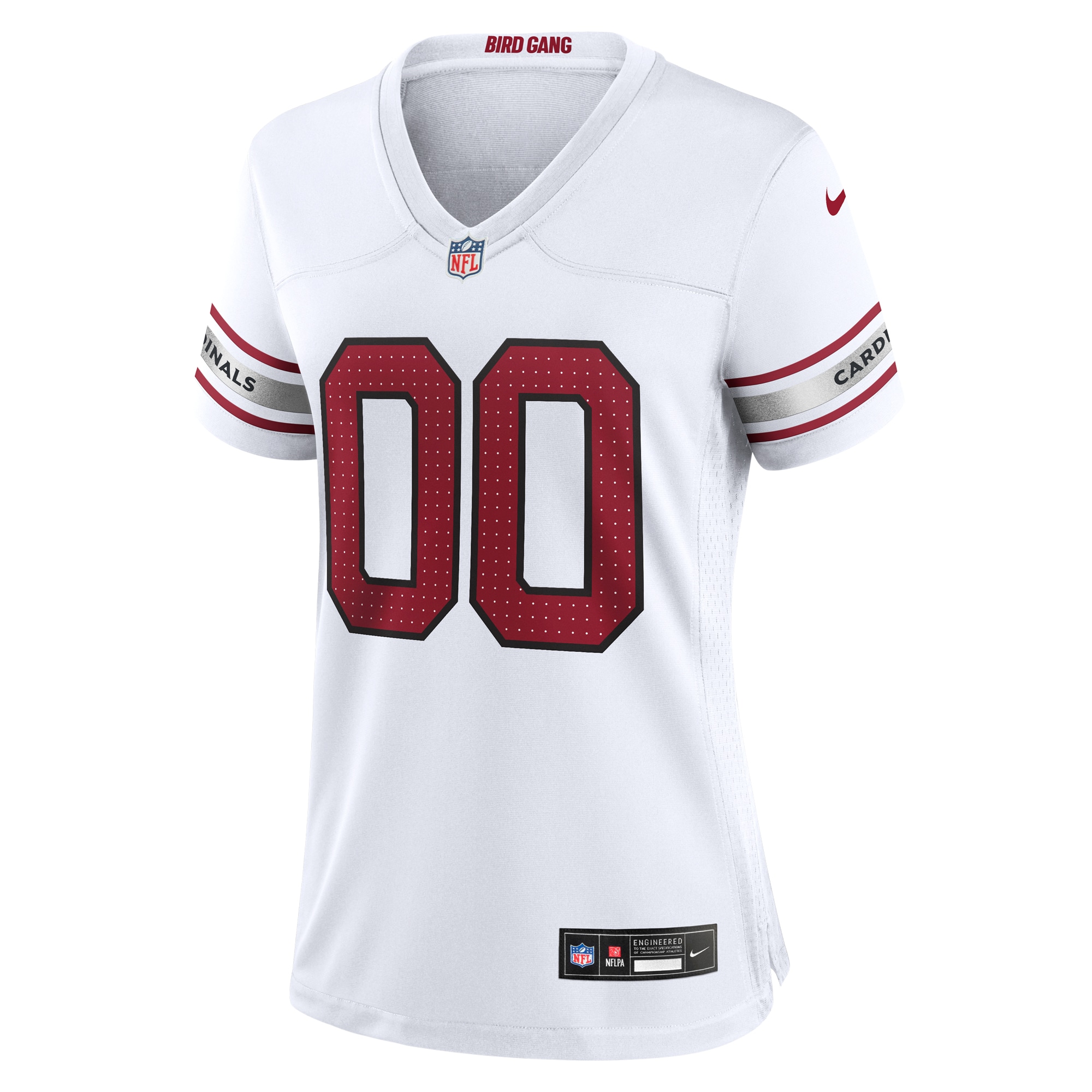 Arizona Cardinals  Women's Custom Game Jersey - White