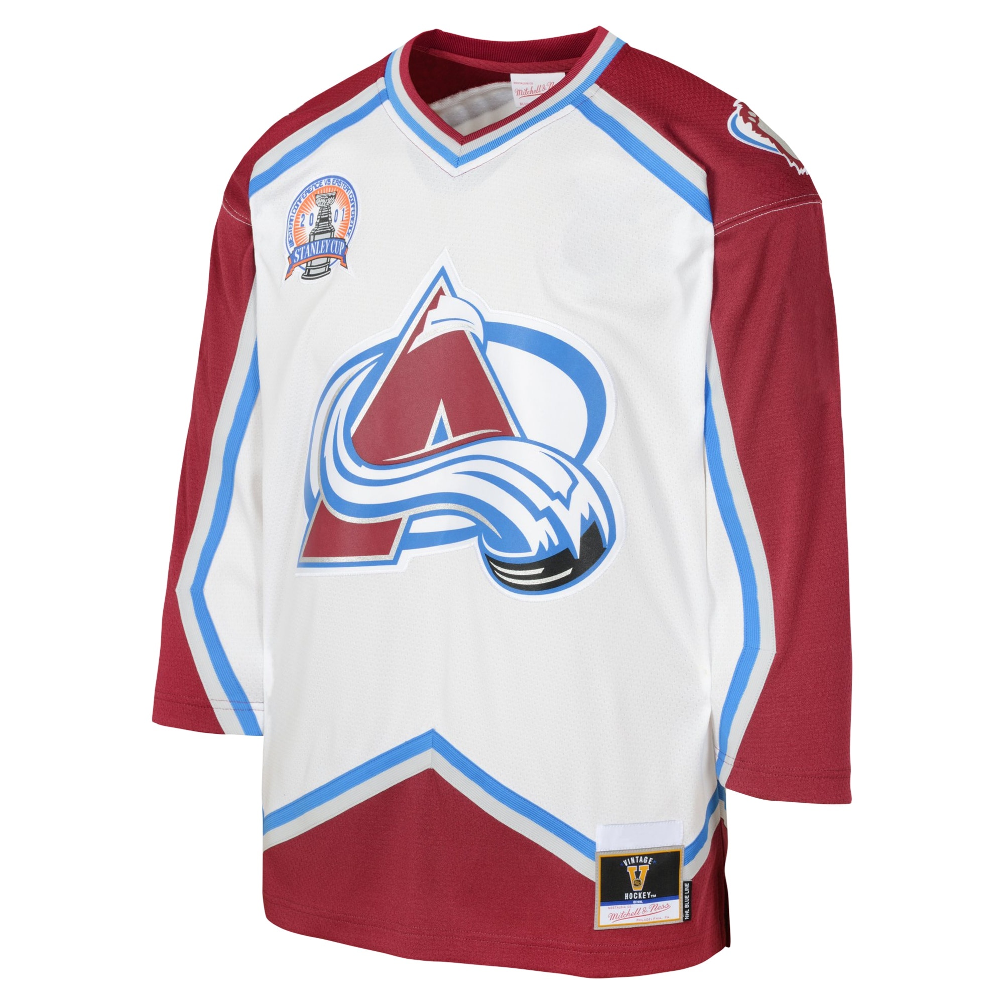Colorado Avalanche Mitchell & Ness Youth 2000 Blue Line Player Jersey - Blue