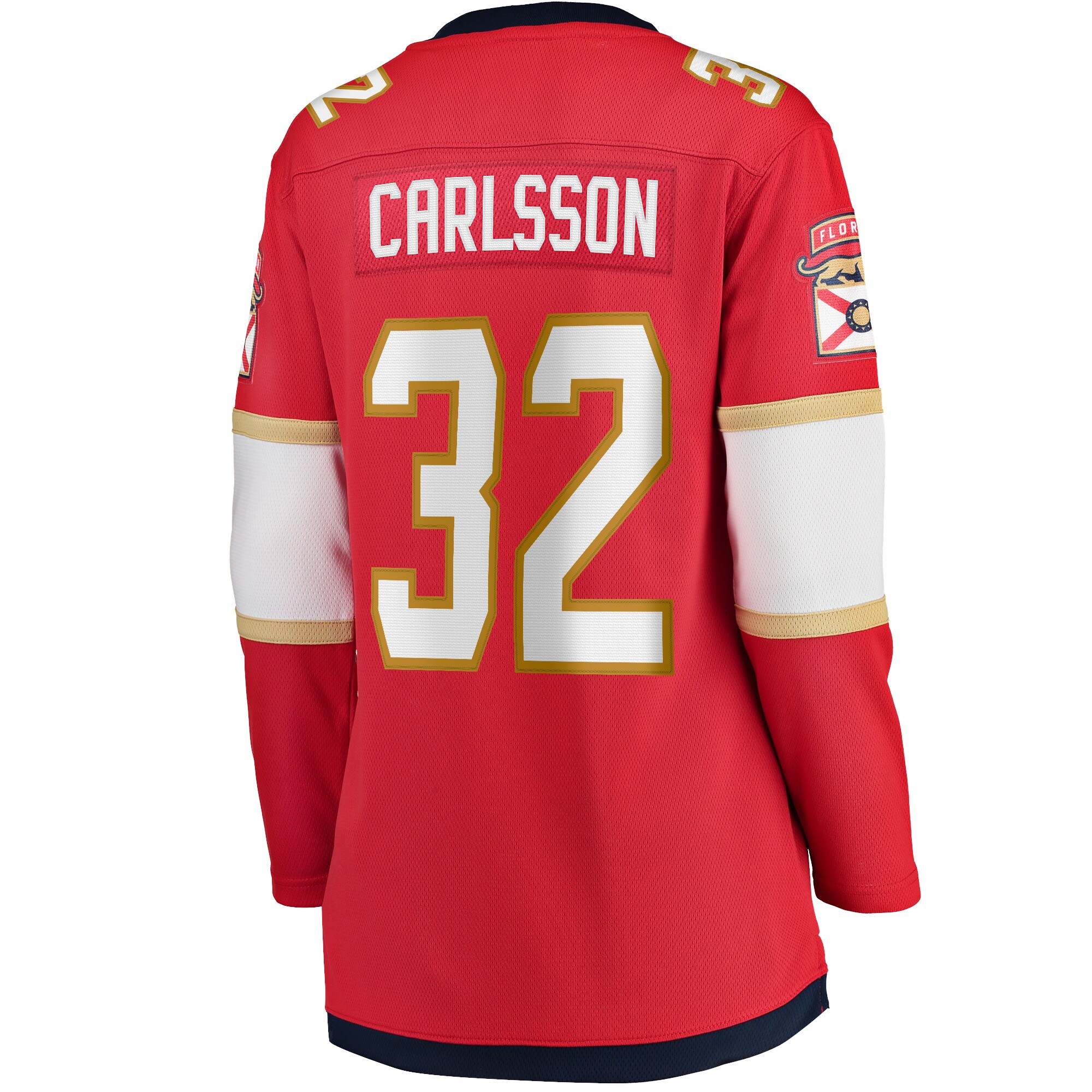 Lucas Carlsson Florida Panthers Fanatics Women's Home Breakaway Player Jersey - Red