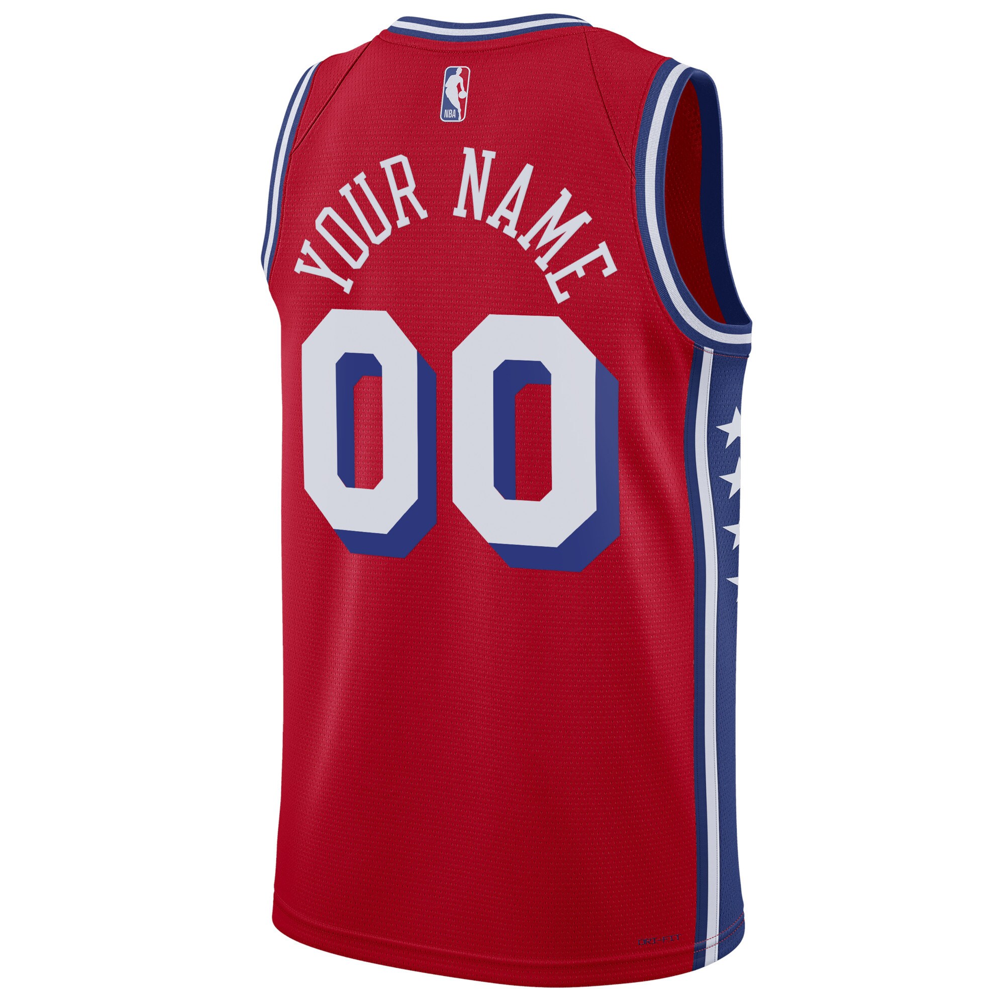 Philadelphia 76ers Jordan Brand Unisex 2022\/23 Swingman Custom Jersey - Statement Edition - Red