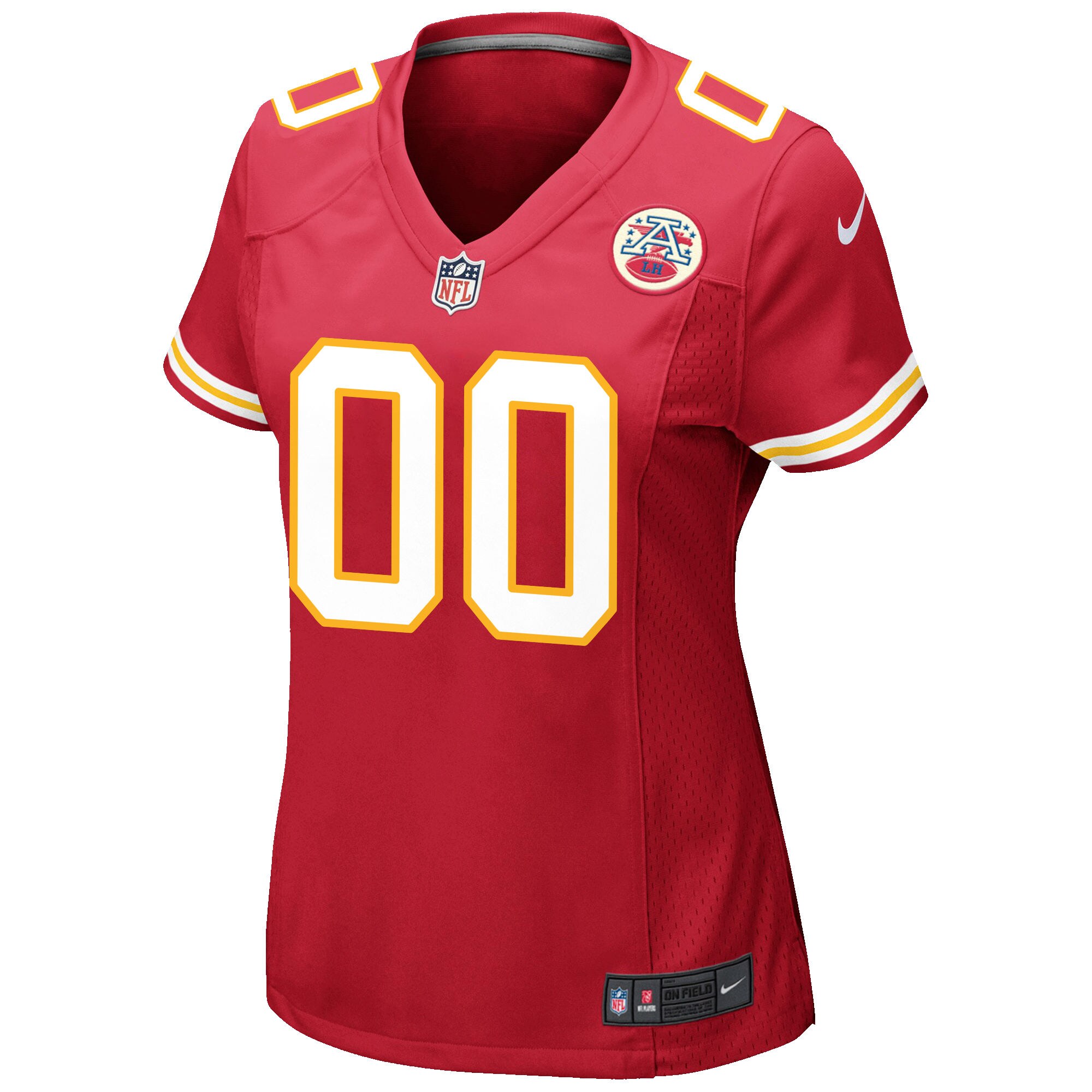 Kansas City Chiefs  Women's Custom Game Jersey - Red