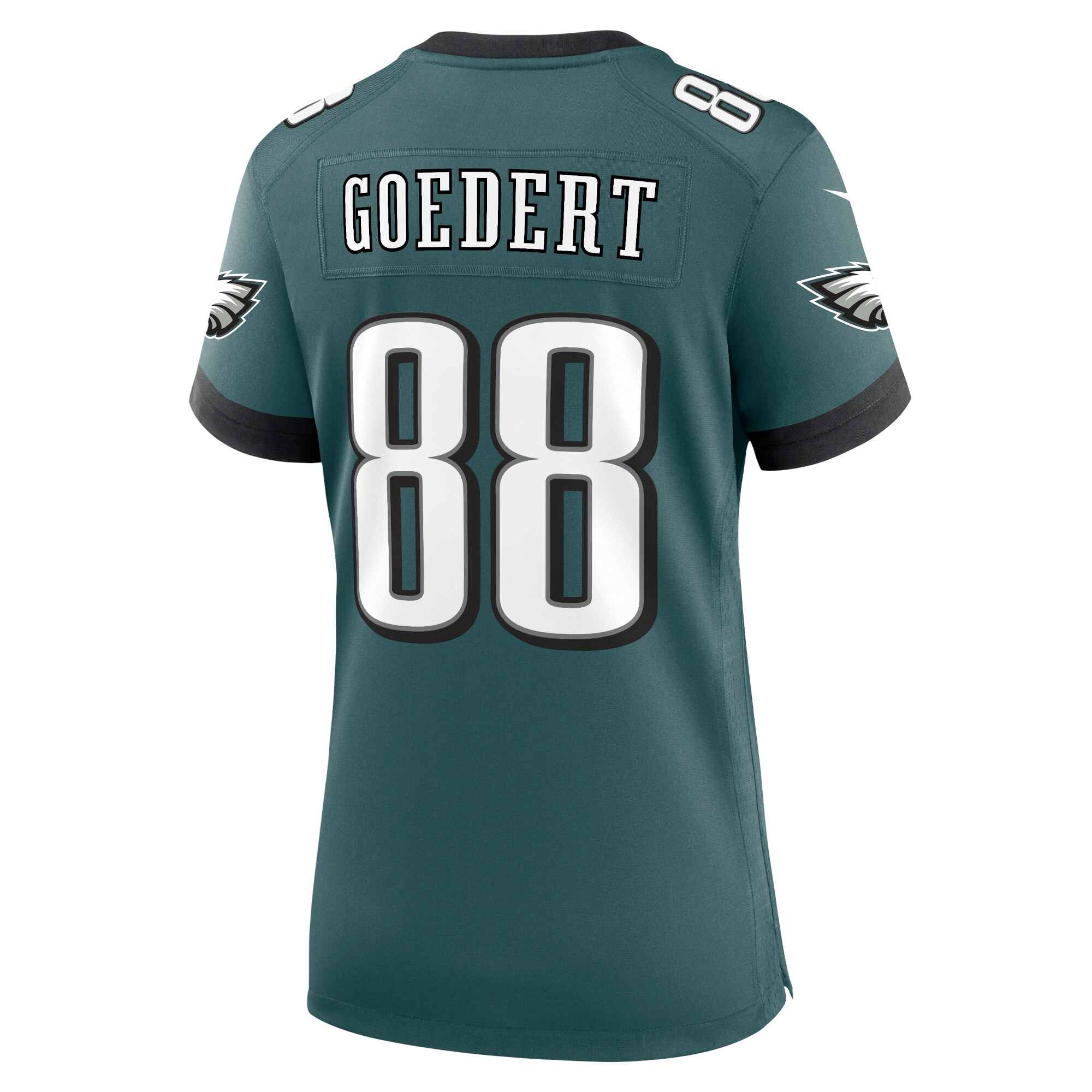 Dallas Goedert Philadelphia Eagles  Women's Team Game Jersey - Midnight Green