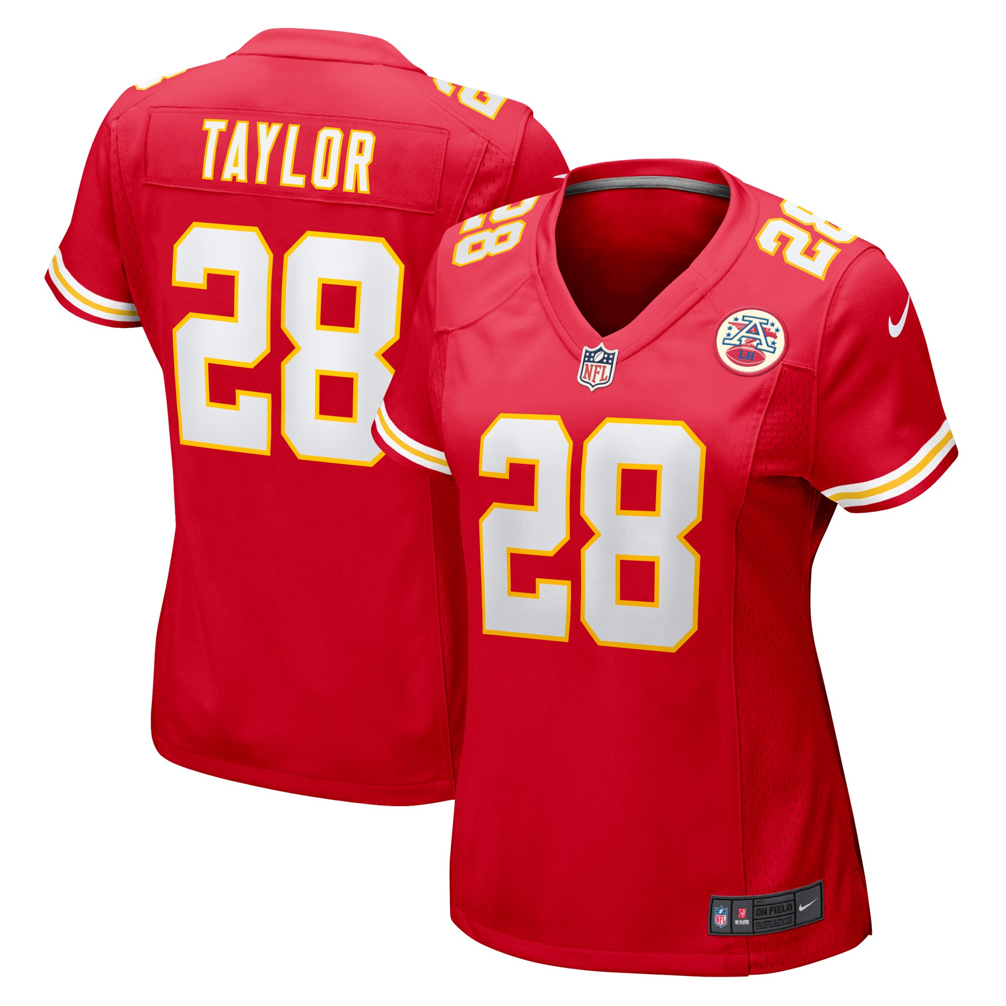 Keith Taylor Kansas City Chiefs  Women's Team Game Jersey -  Red