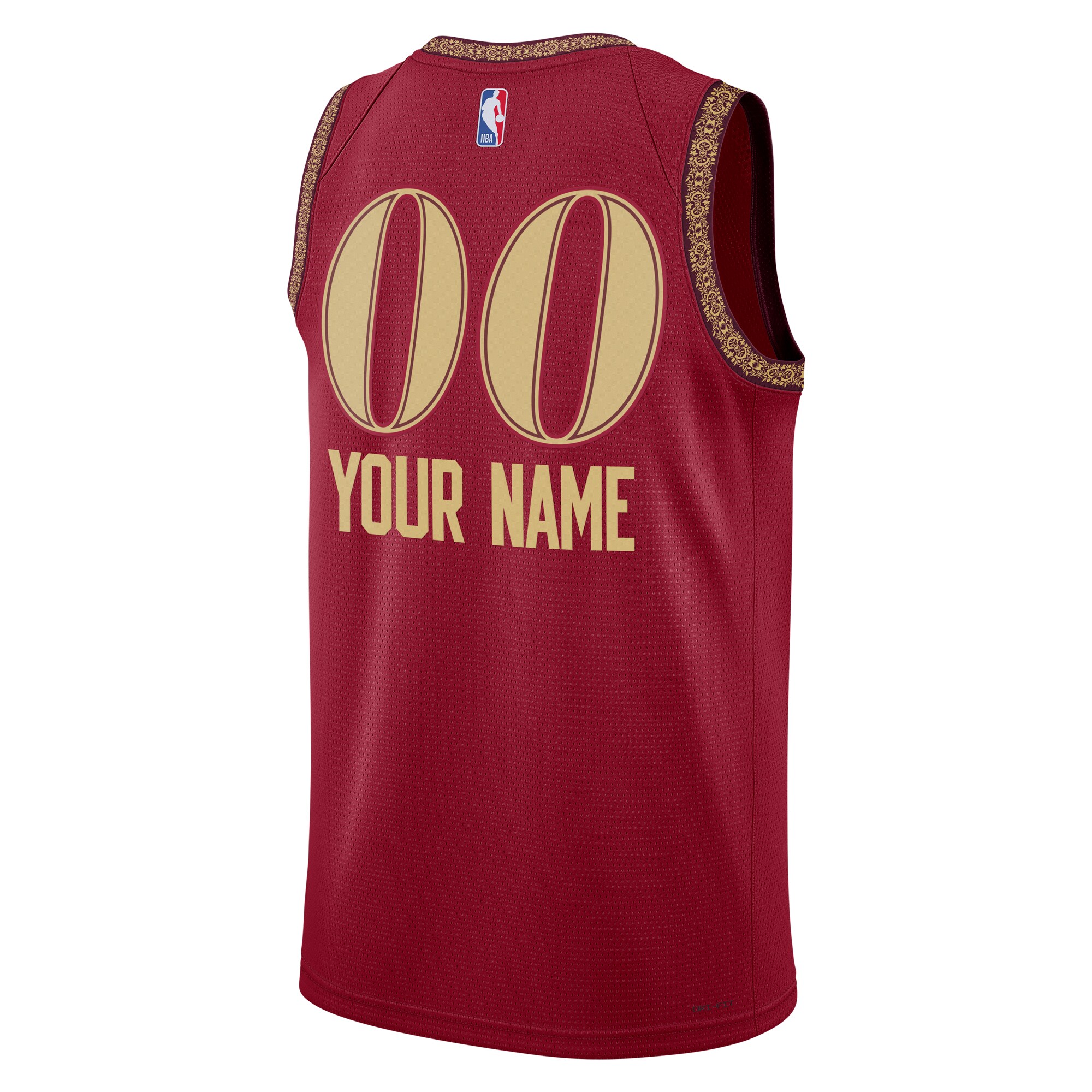 Cleveland Cavaliers  Unisex 2023\/24 Custom Swingman Jersey - Wine - City Edition