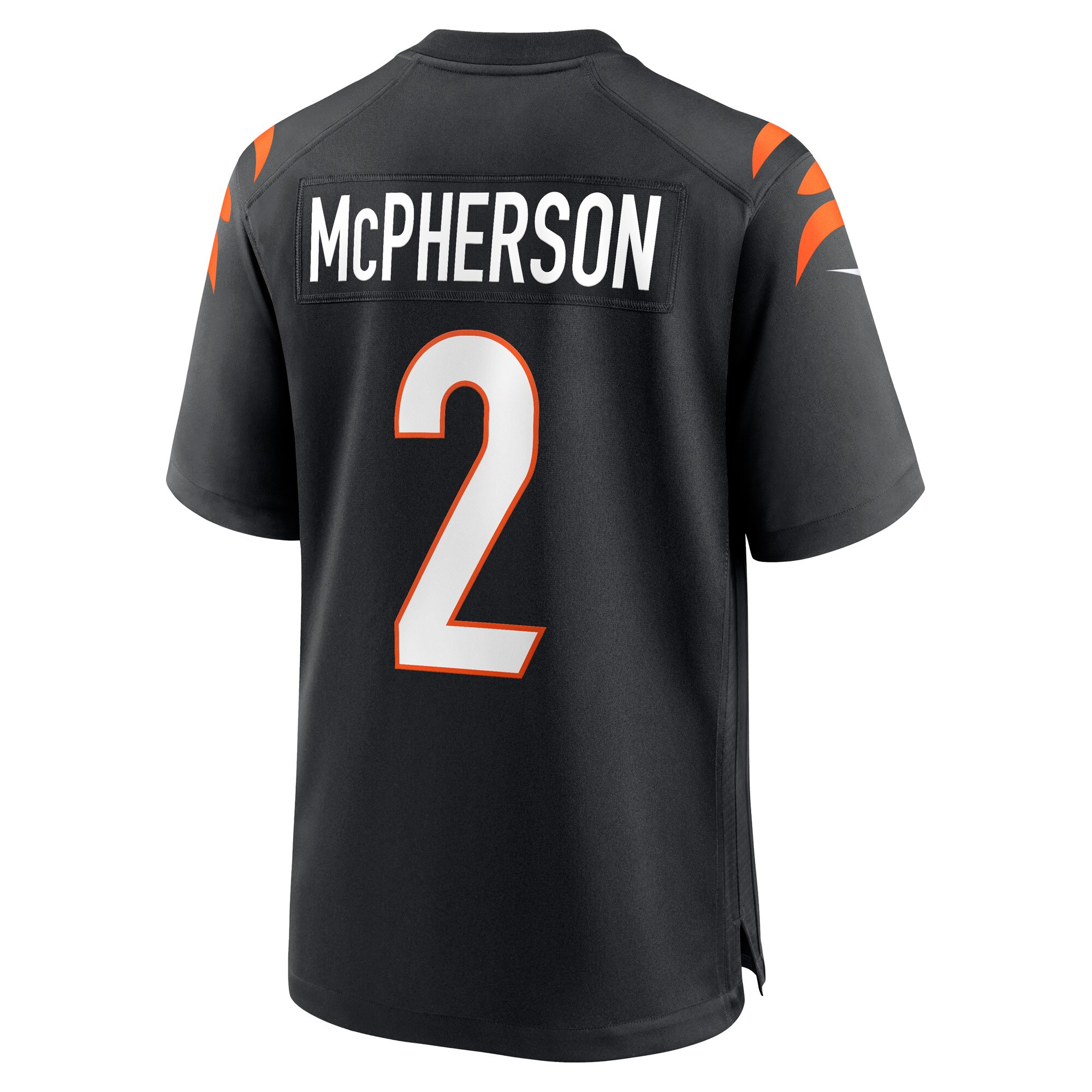 Evan McPherson Cincinnati Bengals  Game Jersey - Black