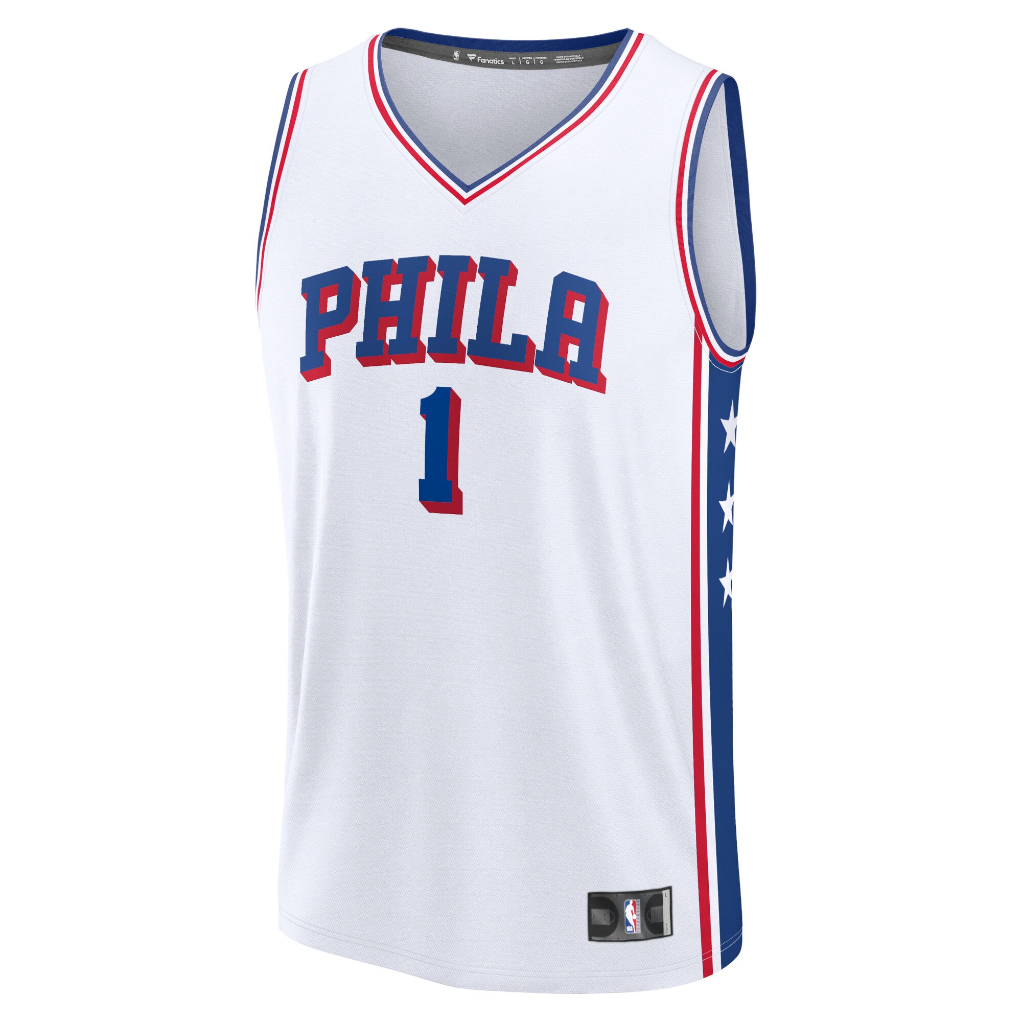 James Harden Philadelphia 76ers Fanatics Fast Break Replica Jersey - Association Edition - White