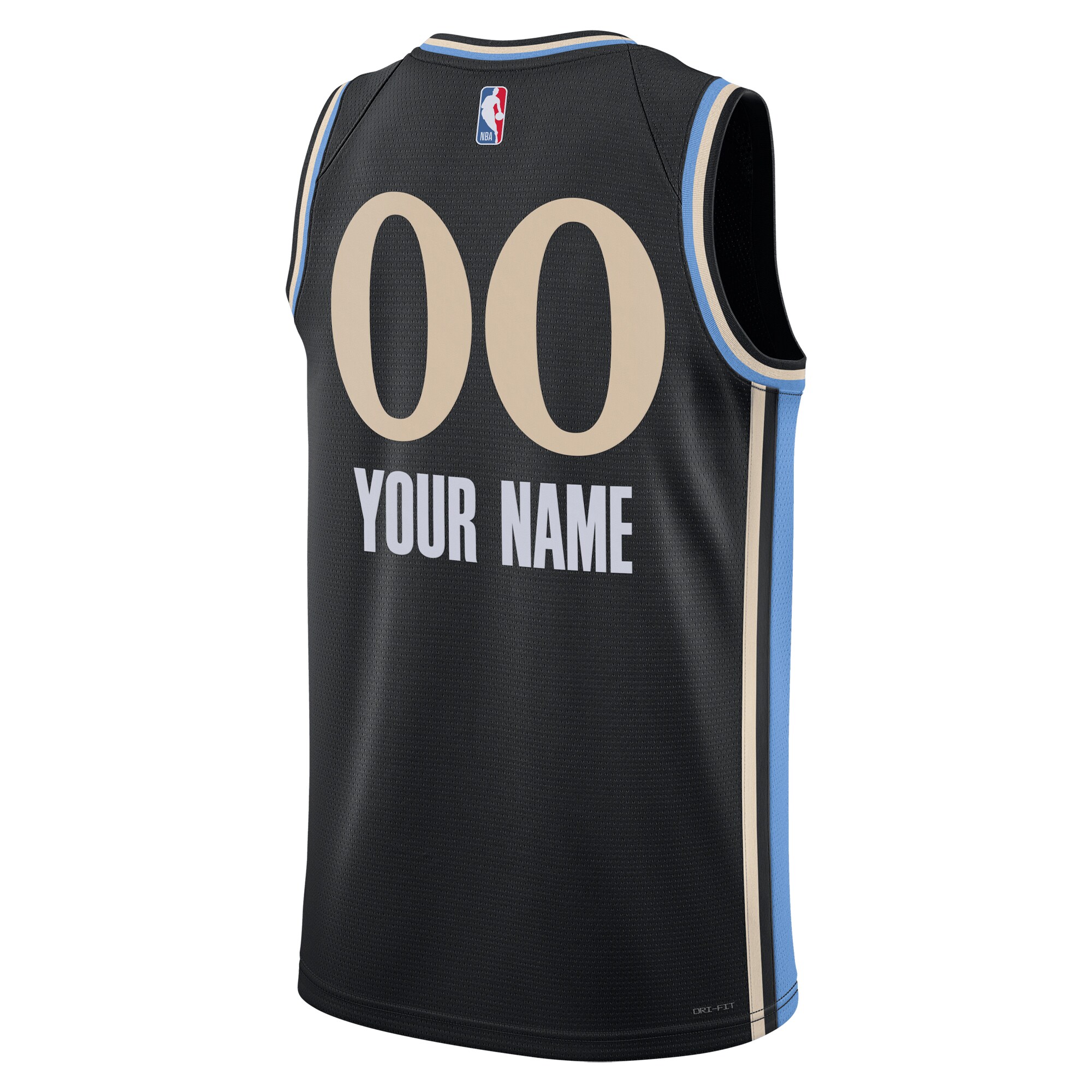 Atlanta Hawks  Unisex 2023\/24 Custom Swingman Jersey - Black - City Edition
