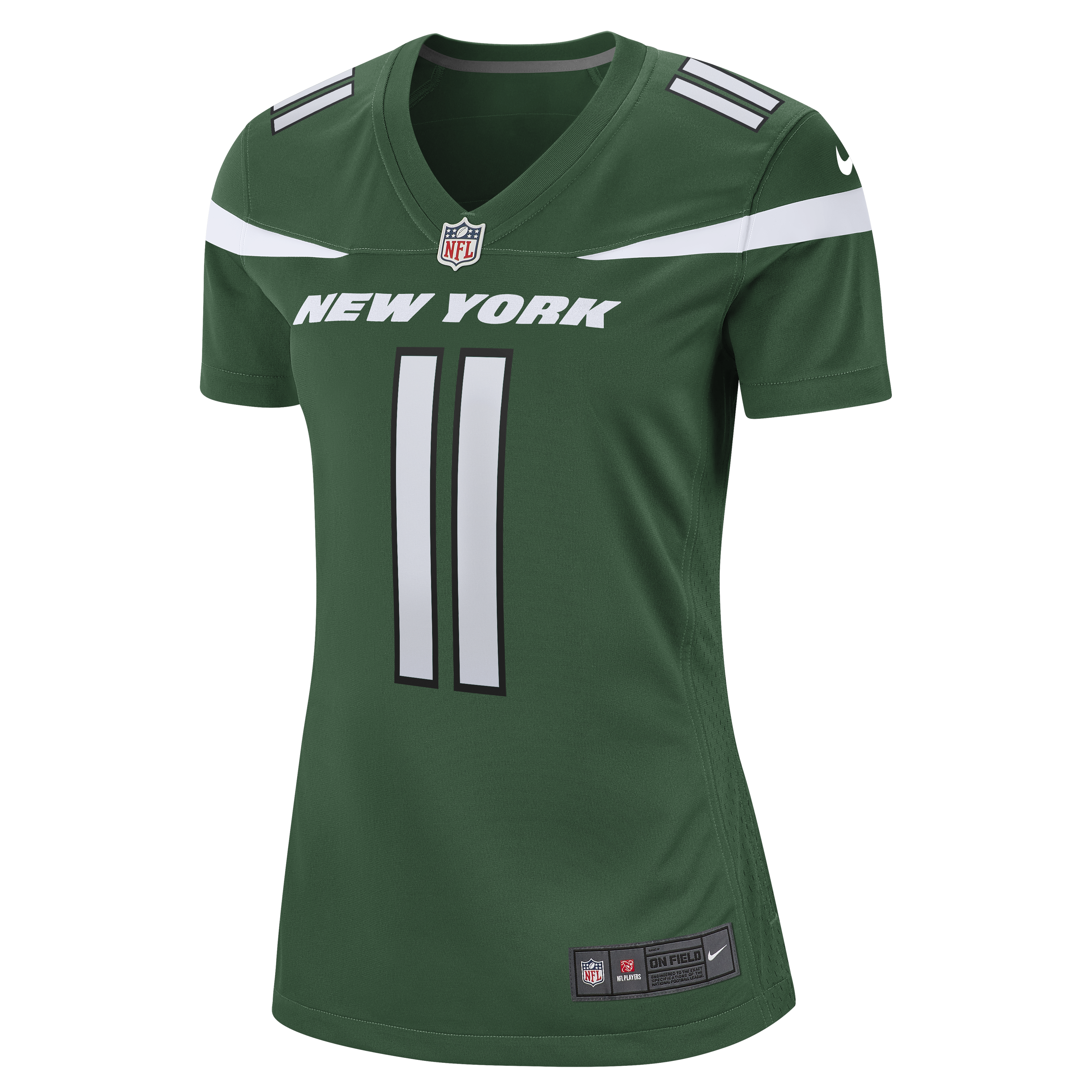 Jermaine Johnson II New York Jets  Women's Game Jersey - Gotham Green