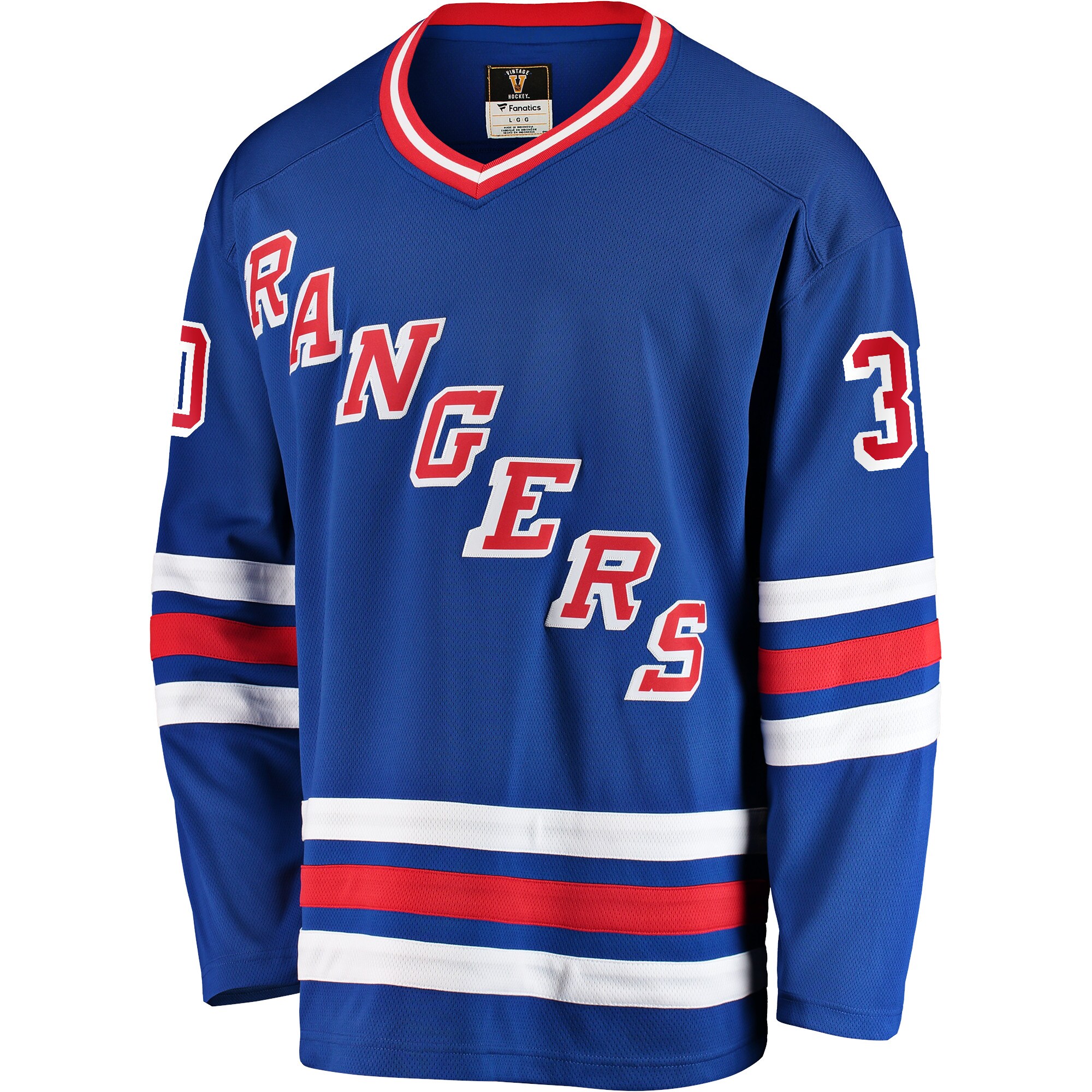 Glenn Healy New York Rangers Fanatics Premier Breakaway Retired Player Jersey - Blue