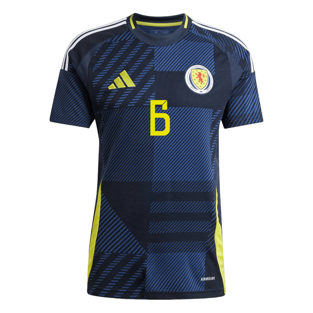 Kieran Tierney 6 Scotland National Team 2024 Home Men Jersey - Navy