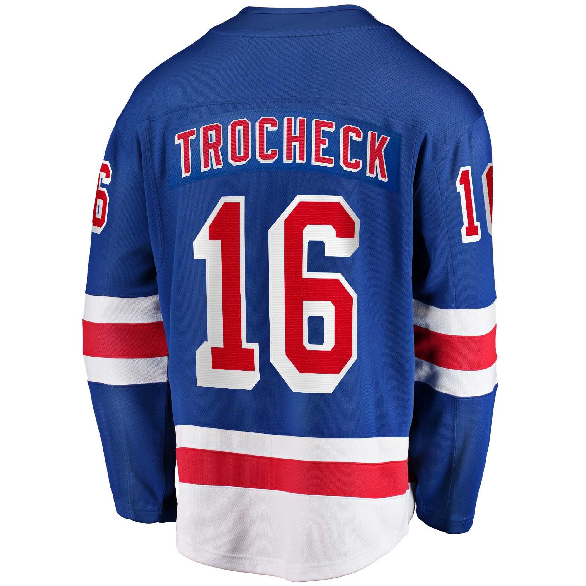 Vincent Trocheck New York Rangers Fanatics Home Breakaway Player Jersey - Blue