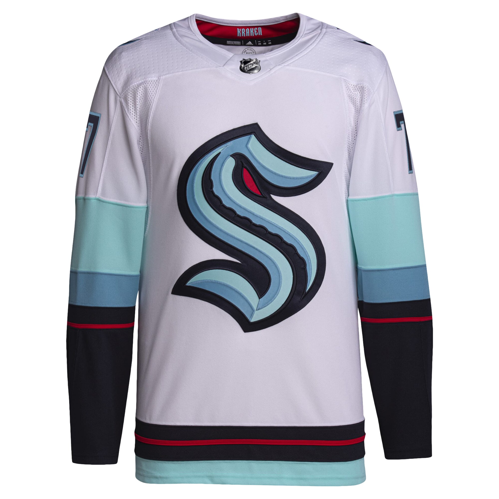 Jordan Eberle Seattle Kraken adidas Away Primegreen Authentic Pro Player Jersey - White