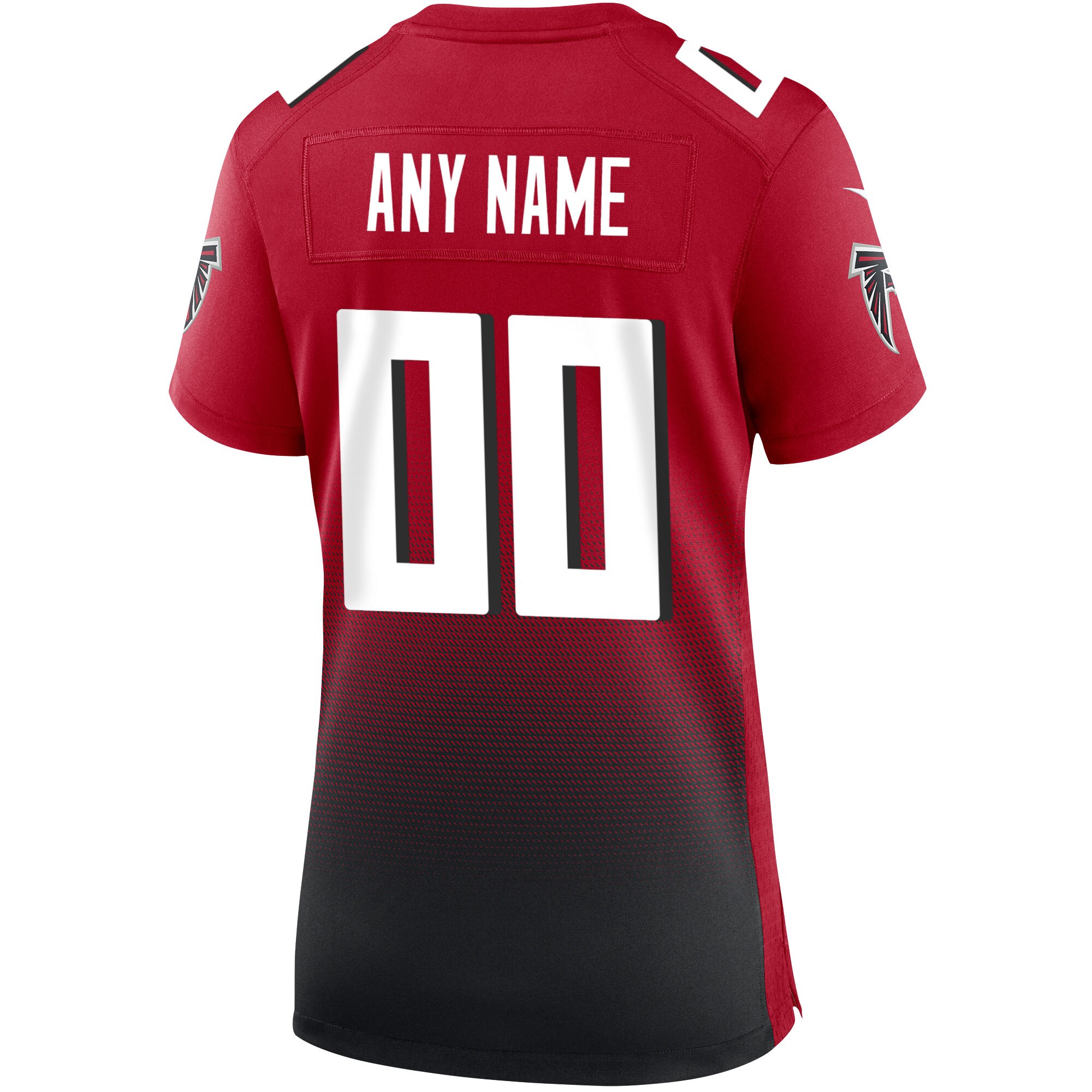 Atlanta Falcons  Women's Alternate Custom Game Jersey - Red