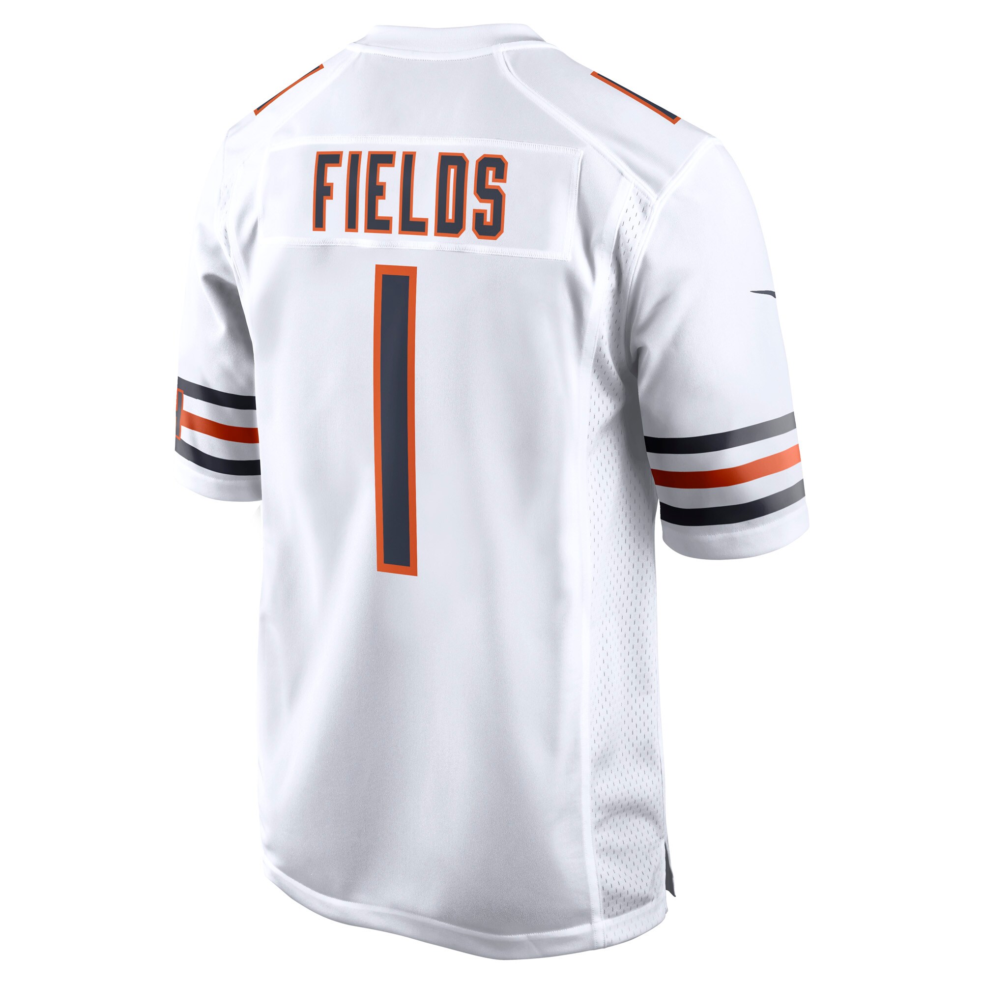 Justin Fields Chicago Bears  Game Jersey - White