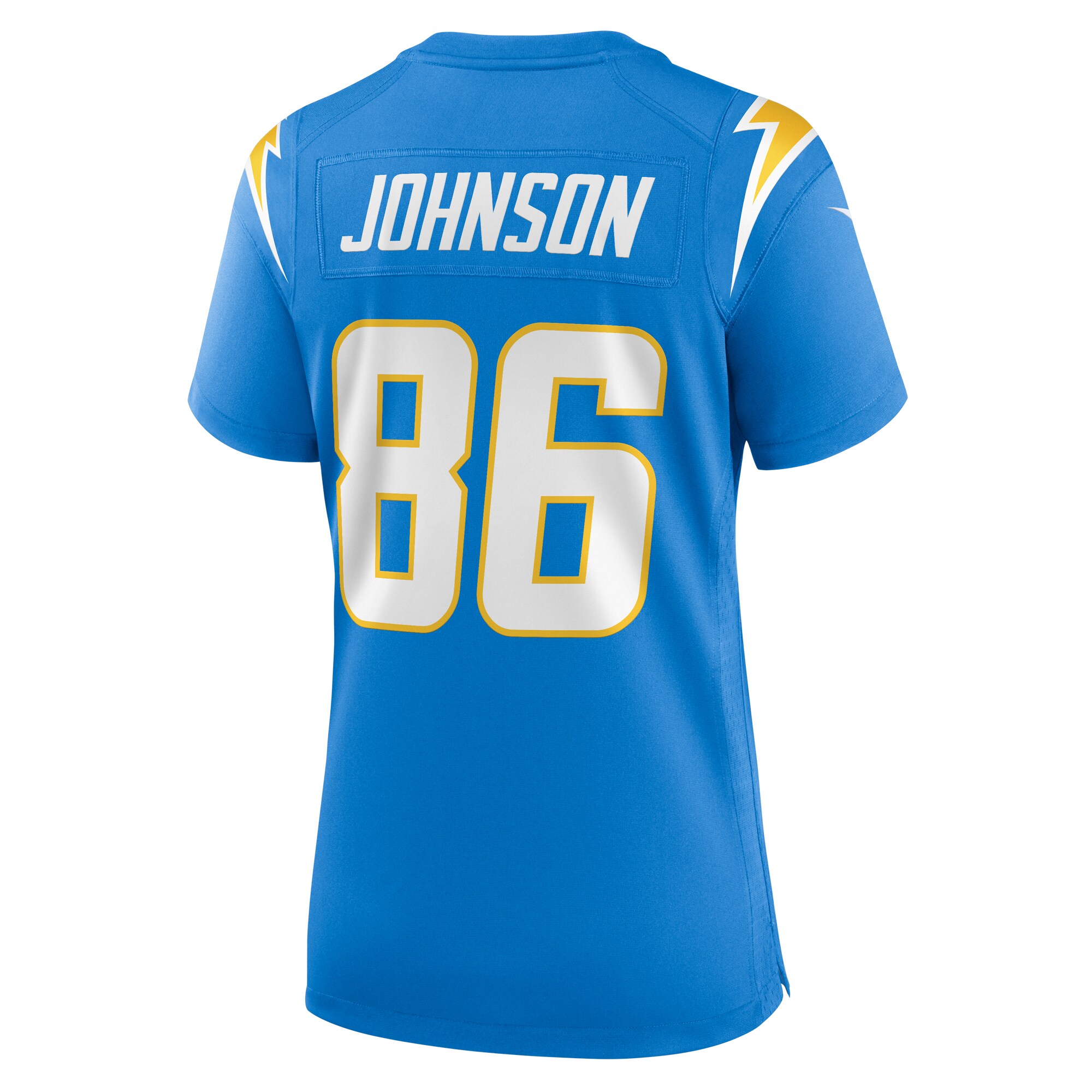 Cornelius Johnson Los Angeles Chargers  Women's  Game Jersey -  Powder Blue