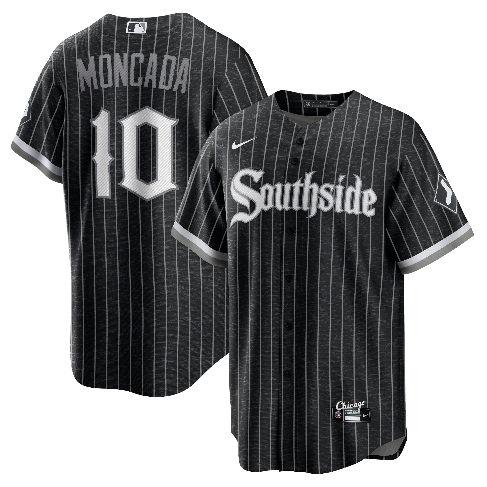 Yoan Moncada Chicago White Sox  City Connect Replica Player Jersey - Black