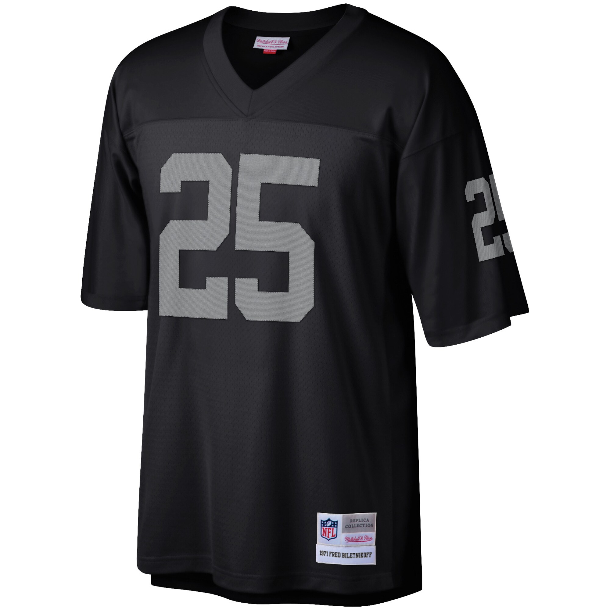 Fred Biletnikoff Las Vegas Raiders Mitchell & Ness Retired Player Legacy Replica Jersey - Black