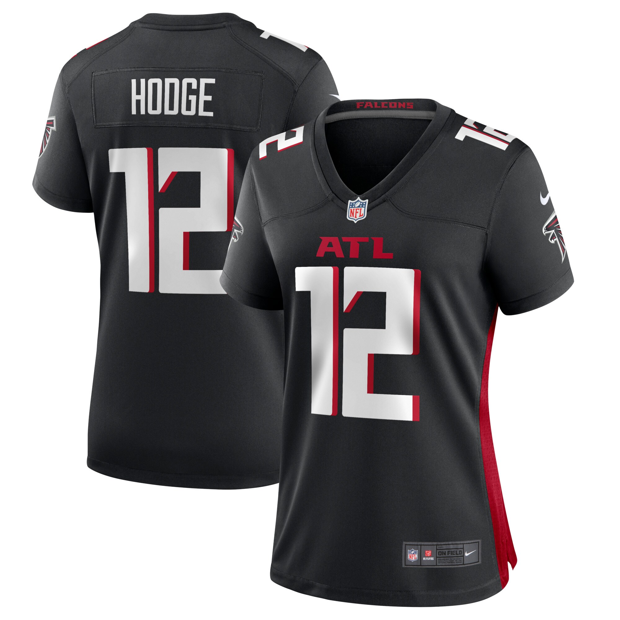 KhaDarel Hodge Atlanta Falcons  Women's Game Jersey - Black