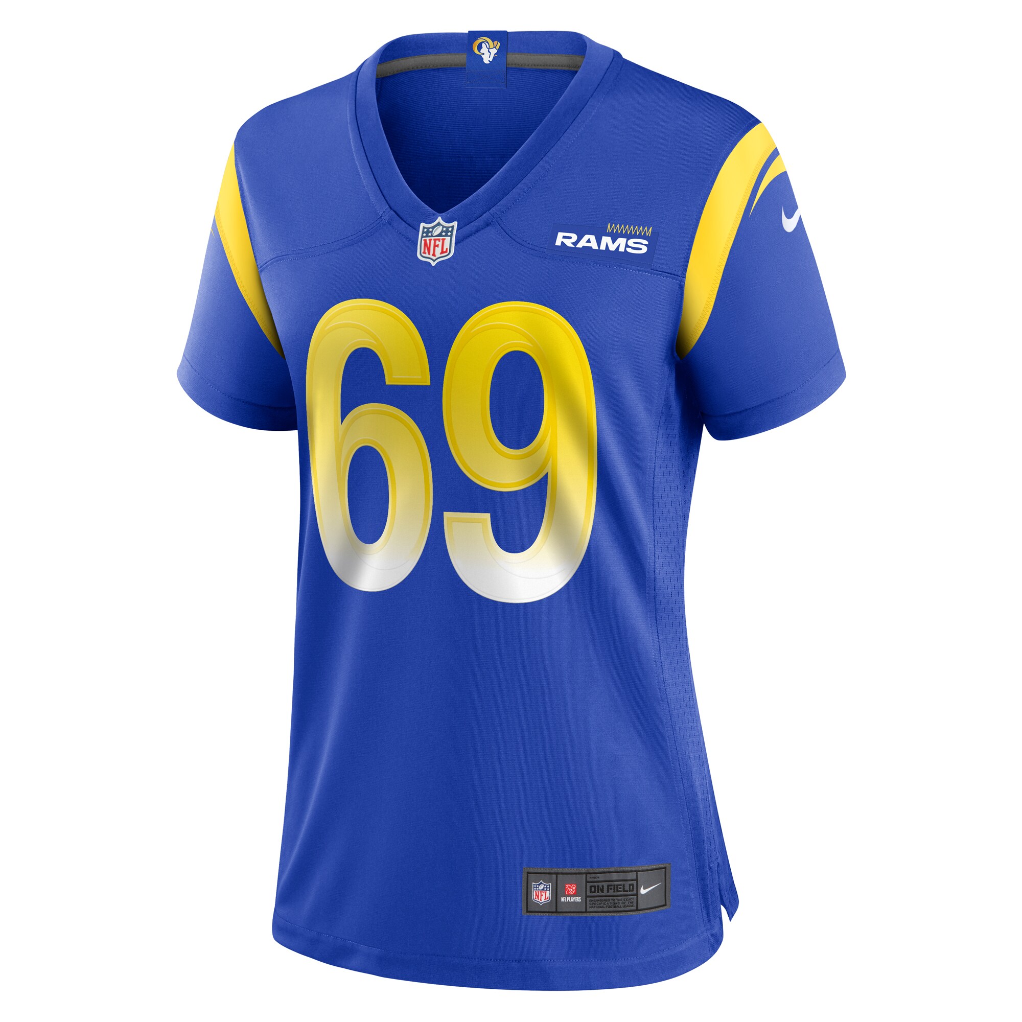 Kevin Dotson Los Angeles Rams  Women's  Game Jersey -  Royal