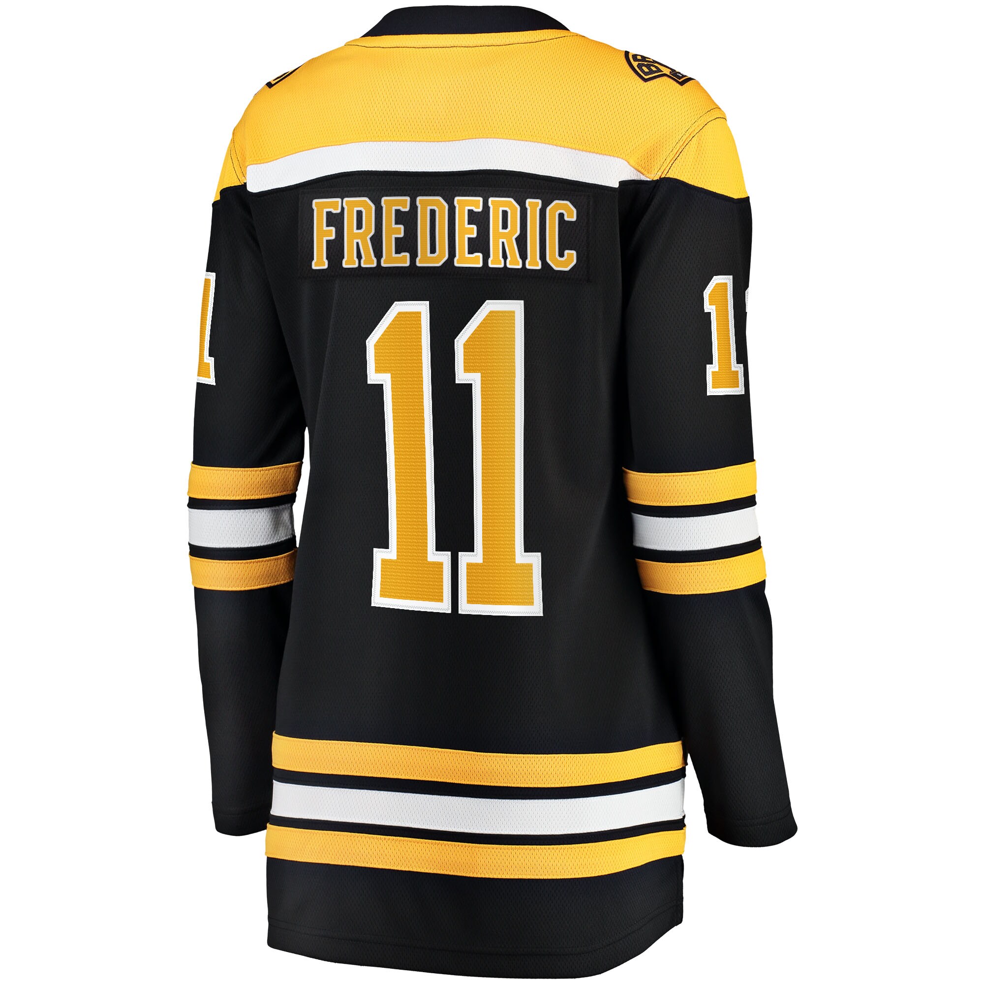 Trent Frederic Boston Bruins Fanatics Women's Home Breakaway Player Jersey - Black