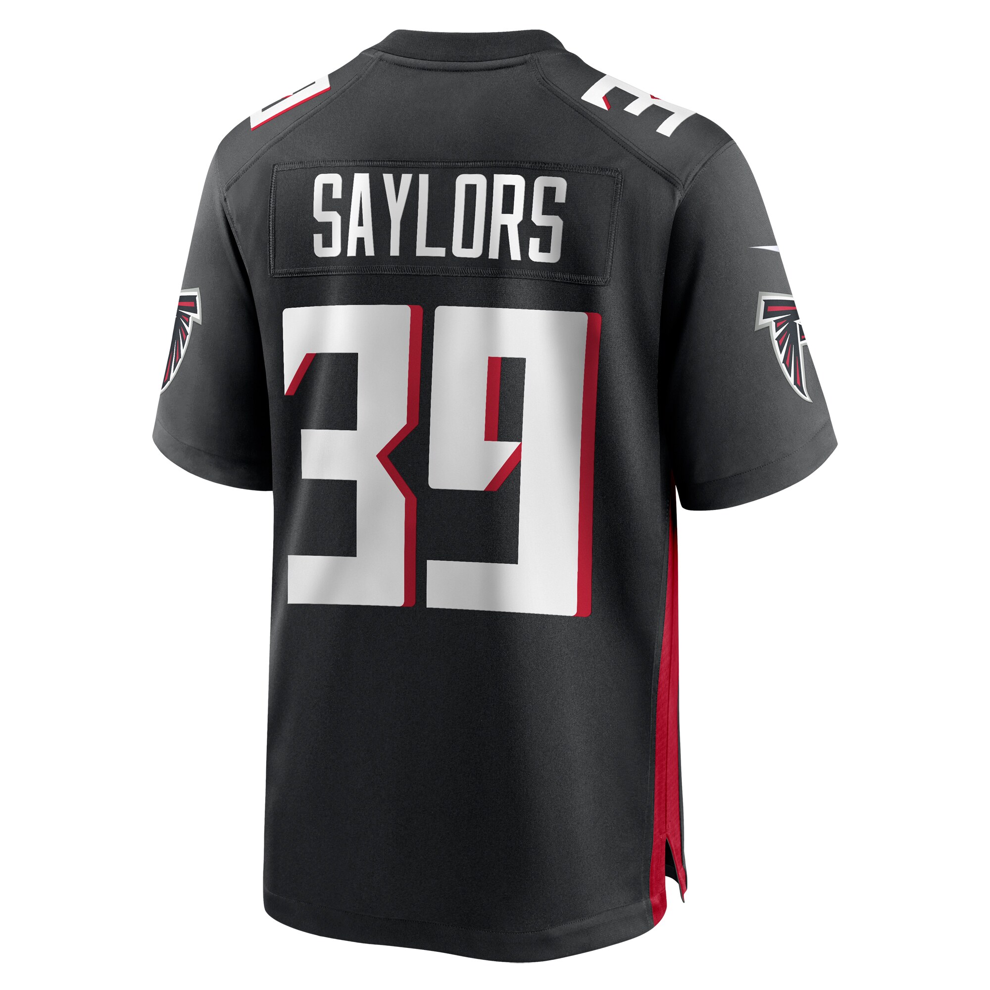 Jacob Saylors Atlanta Falcons   Game Jersey -  Black