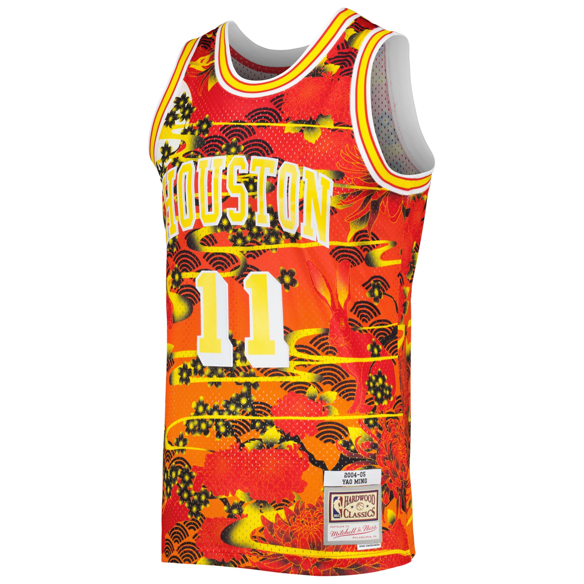 Yao Ming Houston Rockets Mitchell & Ness 2004\/05 Hardwood Classics Lunar New Year Swingman Jersey - Red