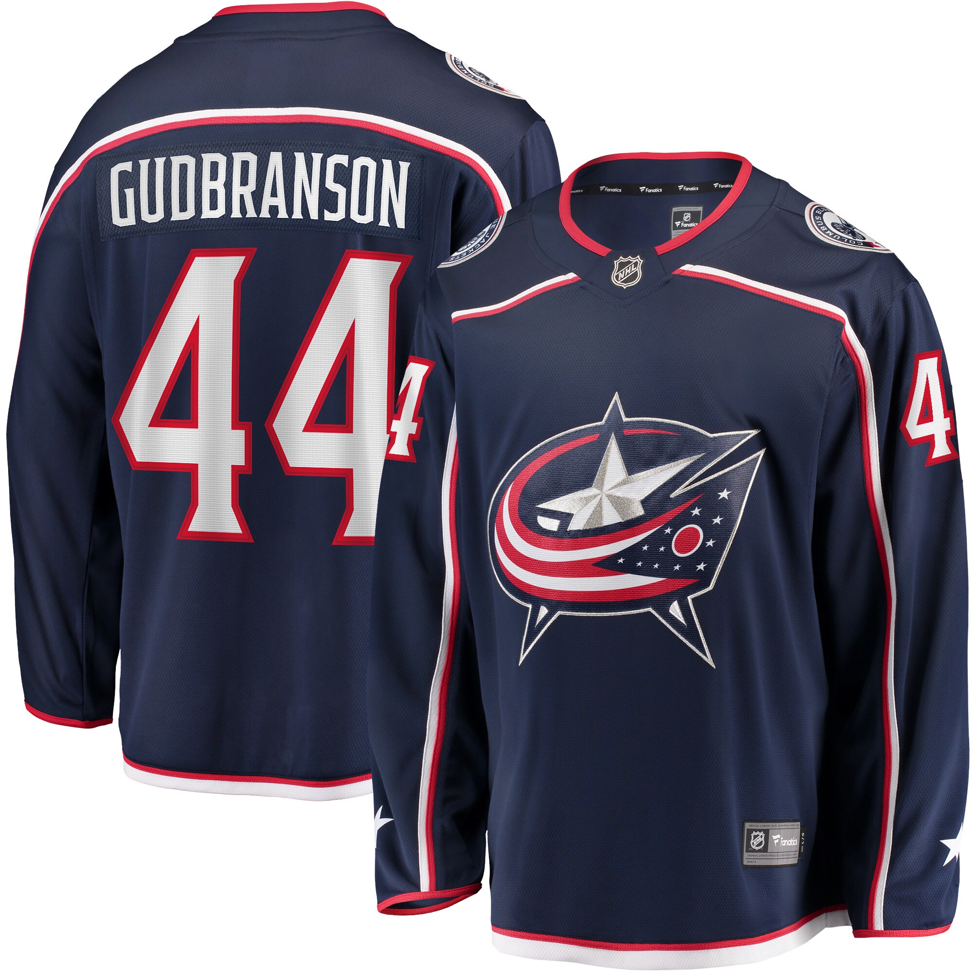 Erik Gudbranson Columbus Blue Jackets Fanatics Home Breakaway Player Jersey - Navy