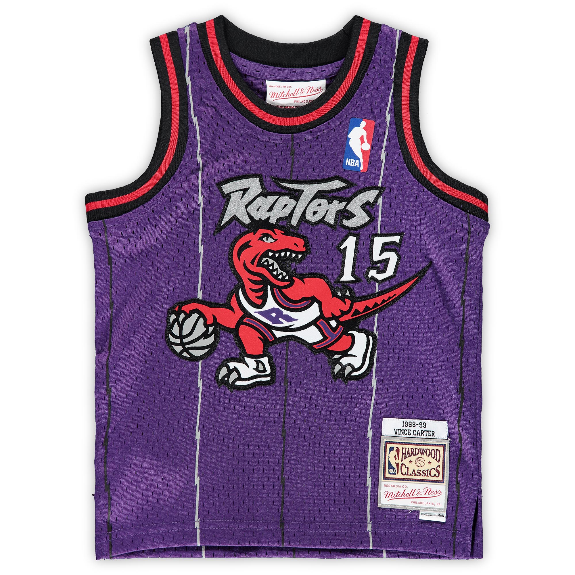 Vince Carter Toronto Raptors Mitchell & Ness Infant 1998\/99 Hardwood Classics Retired Player Jersey - Purple