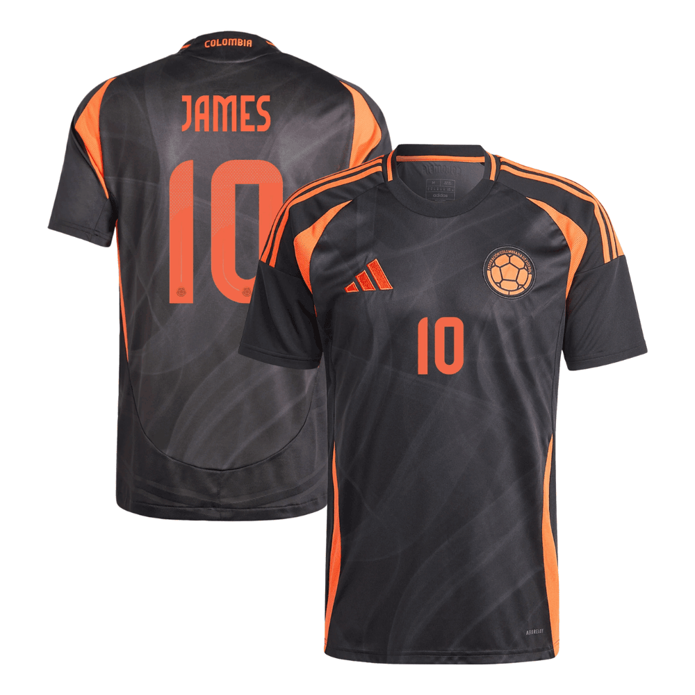 James Rodríguez 10 Colombia National Team 2024 Away Men Jersey - Black
