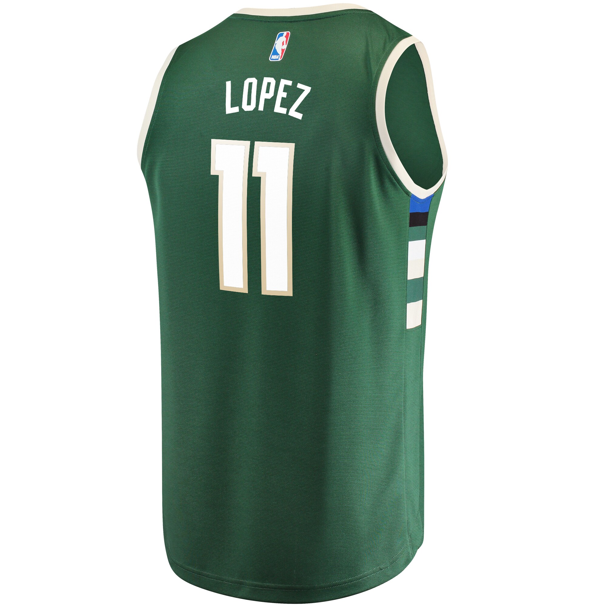 Brook Lopez Milwaukee Bucks Fanatics Fast Break Replica Player Jersey Green - Icon Edition