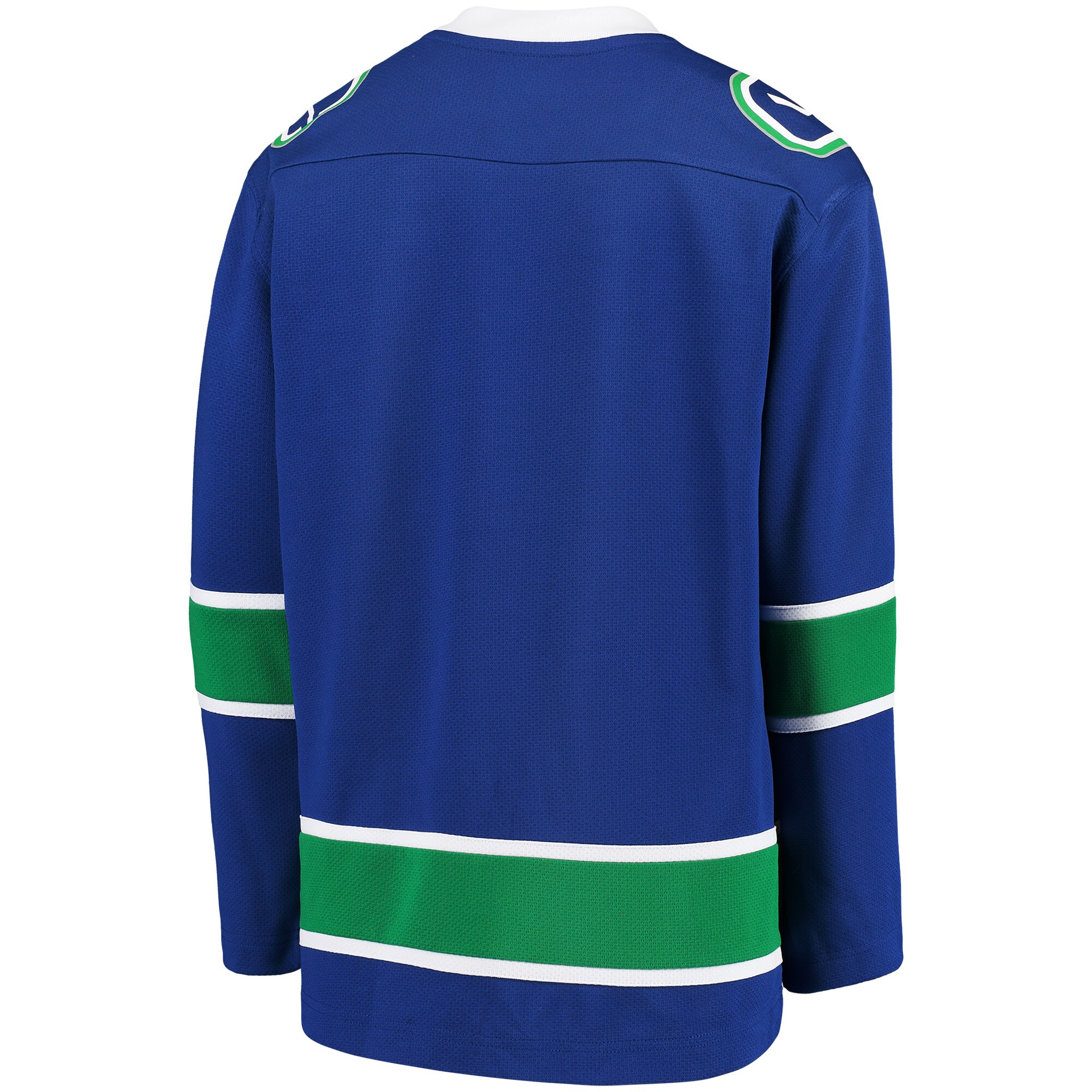 Vancouver Canucks Fanatics Youth Home Replica Blank Jersey - Blue