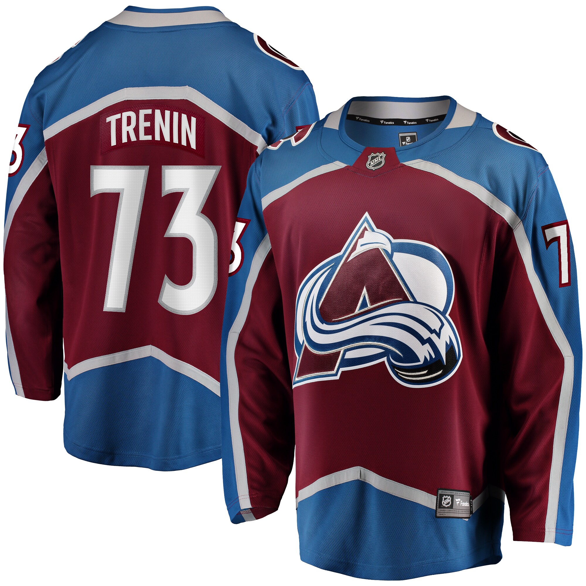 Yakov Trenin Colorado Avalanche Fanatics Home Premier Breakaway Player Jersey - Maroon