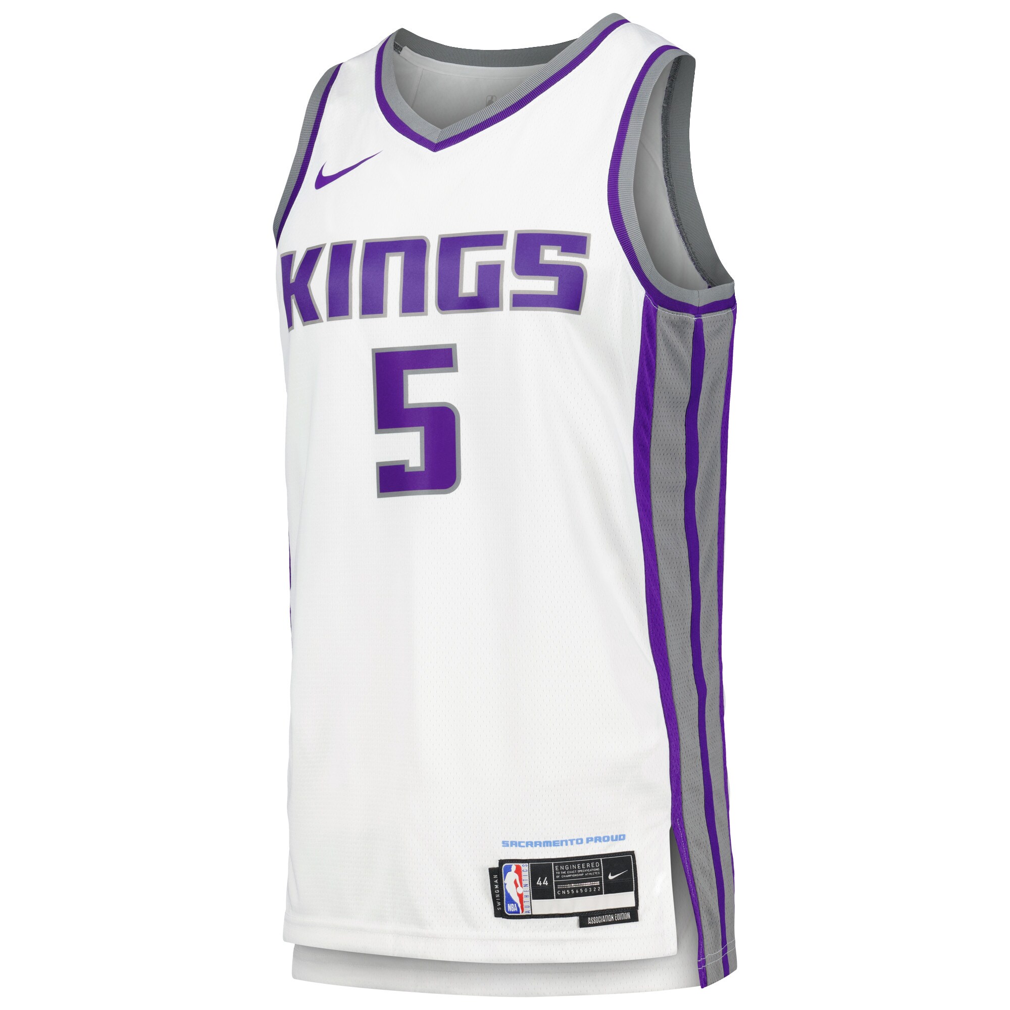 De'Aaron Fox Sacramento Kings  Swingman Player Jersey - Association Edition - White