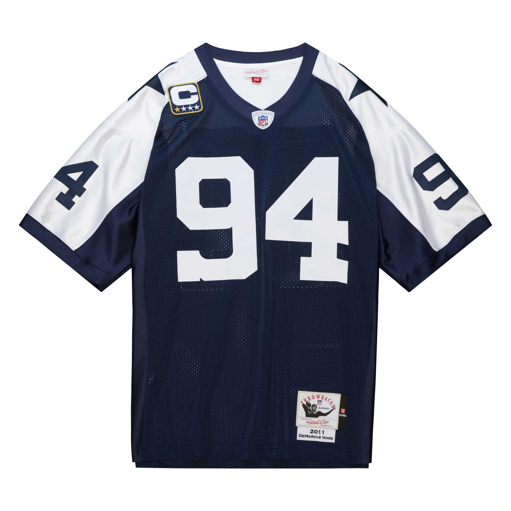 DeMarcus Ware Dallas Cowboys Mitchell & Ness 2011 Authentic Throwback Retired Player Jersey - Navy