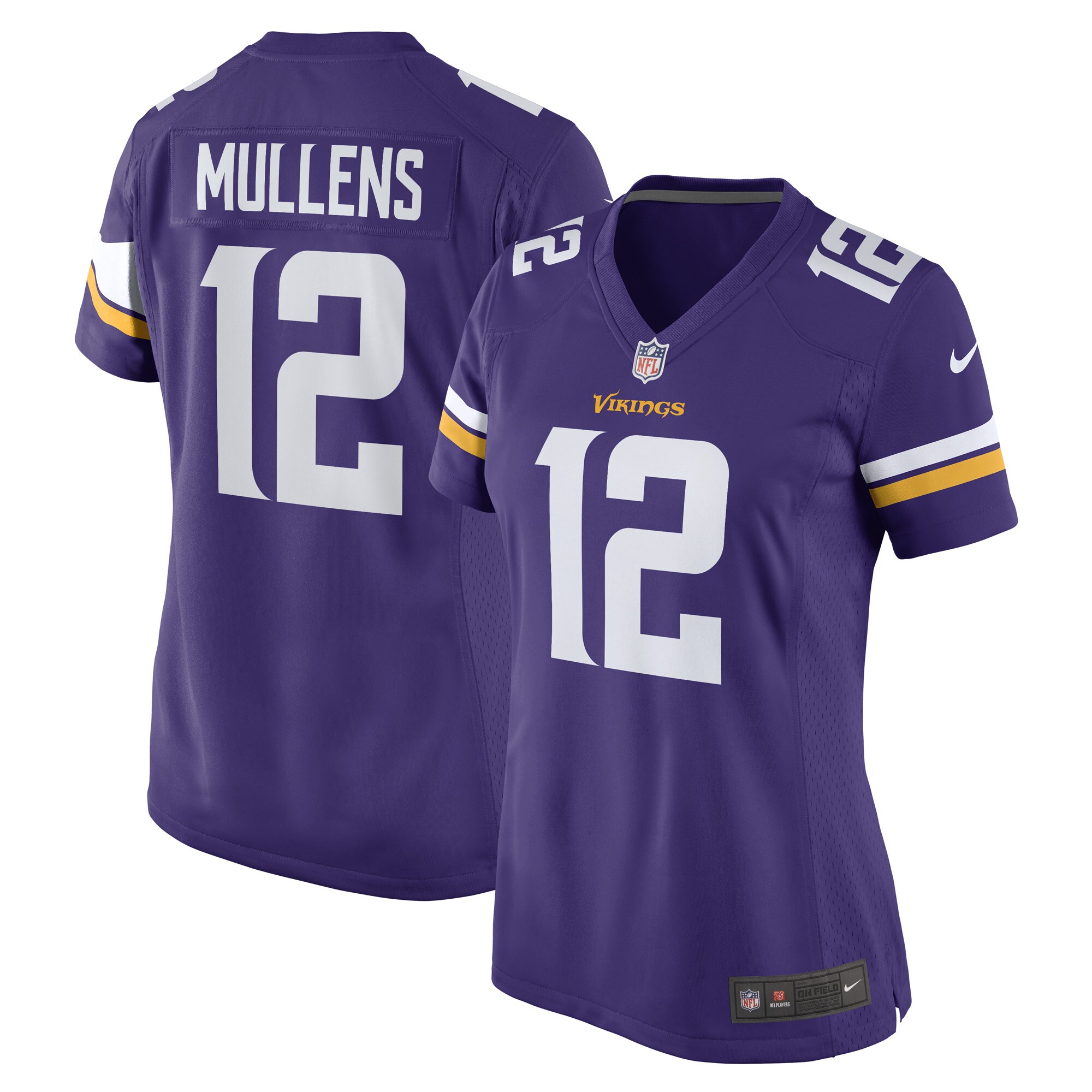 Nick Mullens Minnesota Vikings  Women's Game Player Jersey - Purple