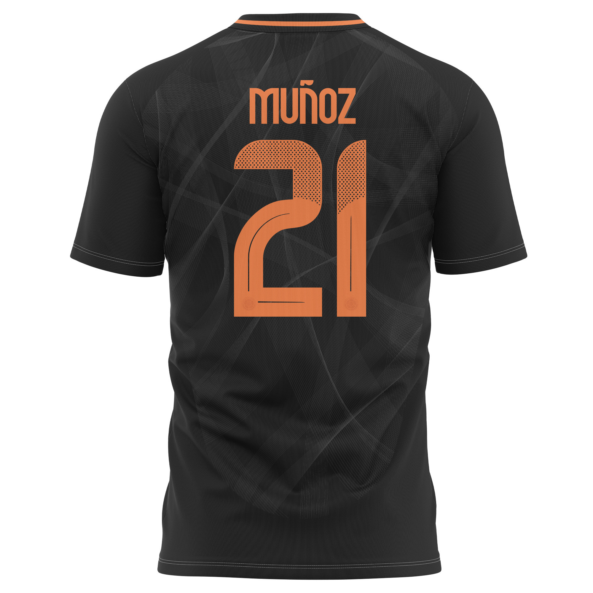 Daniel Muñoz 21 Colombia National Team 2024 Away Kits AOP T-shirt - Black